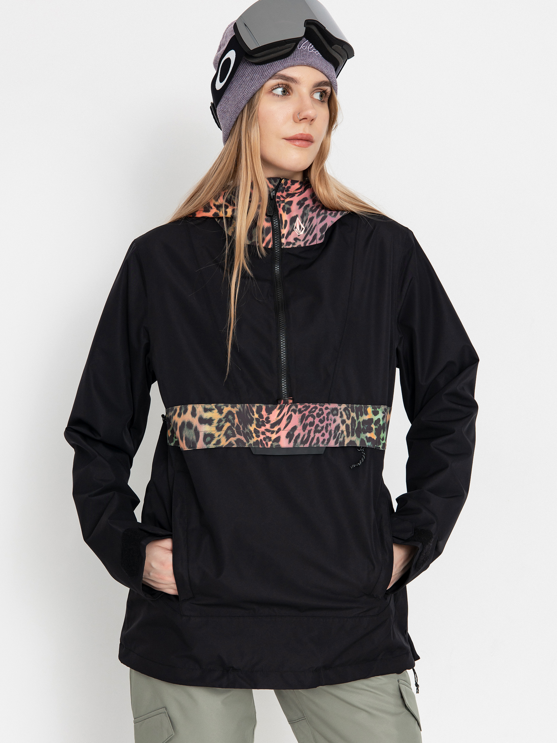 Pentru femei Geacă de snowboard Volcom Ashfield Pullover (black)