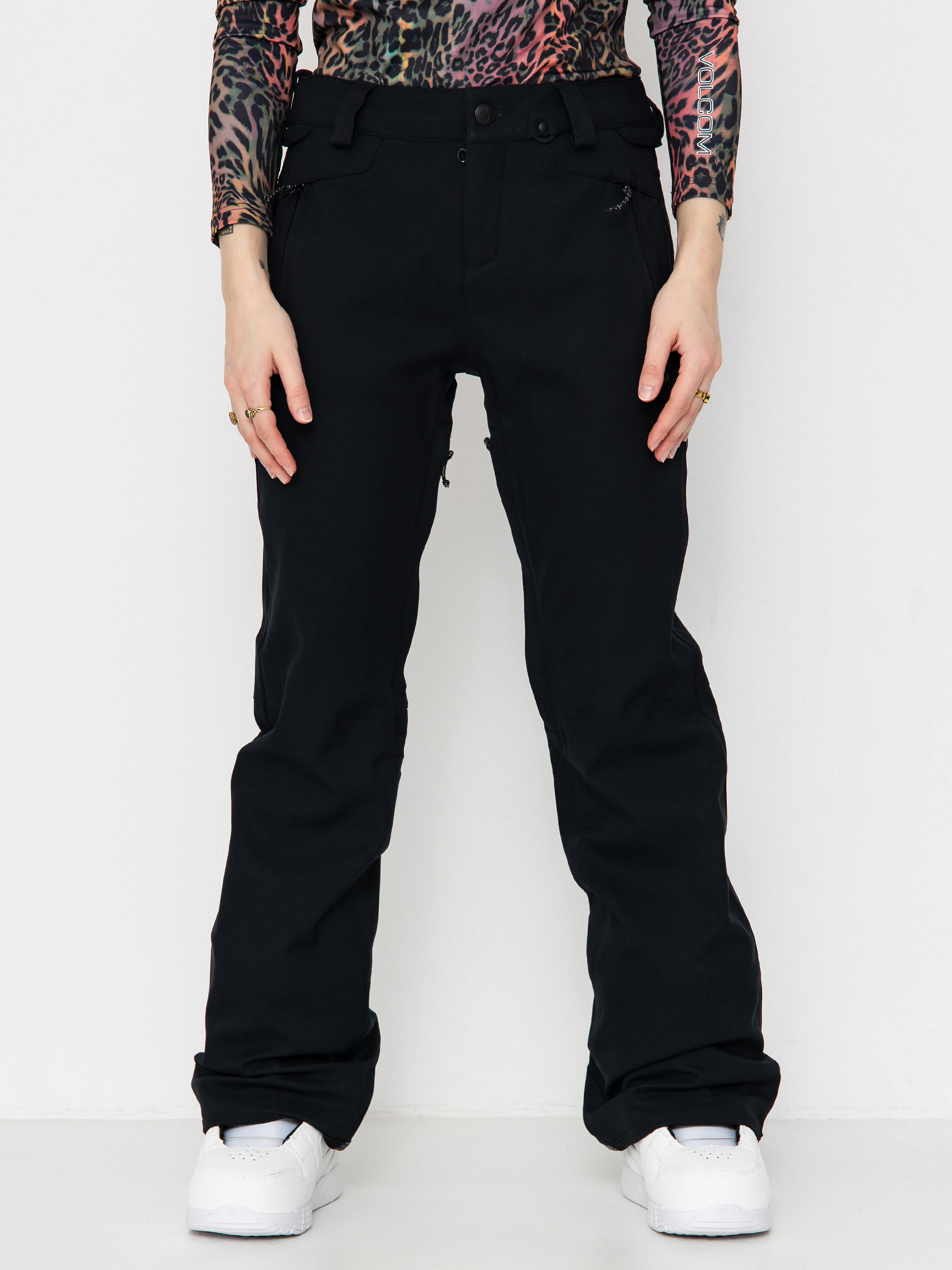 Pantaloni pentru snowboard Volcom Genus Stretch Wmn (black)