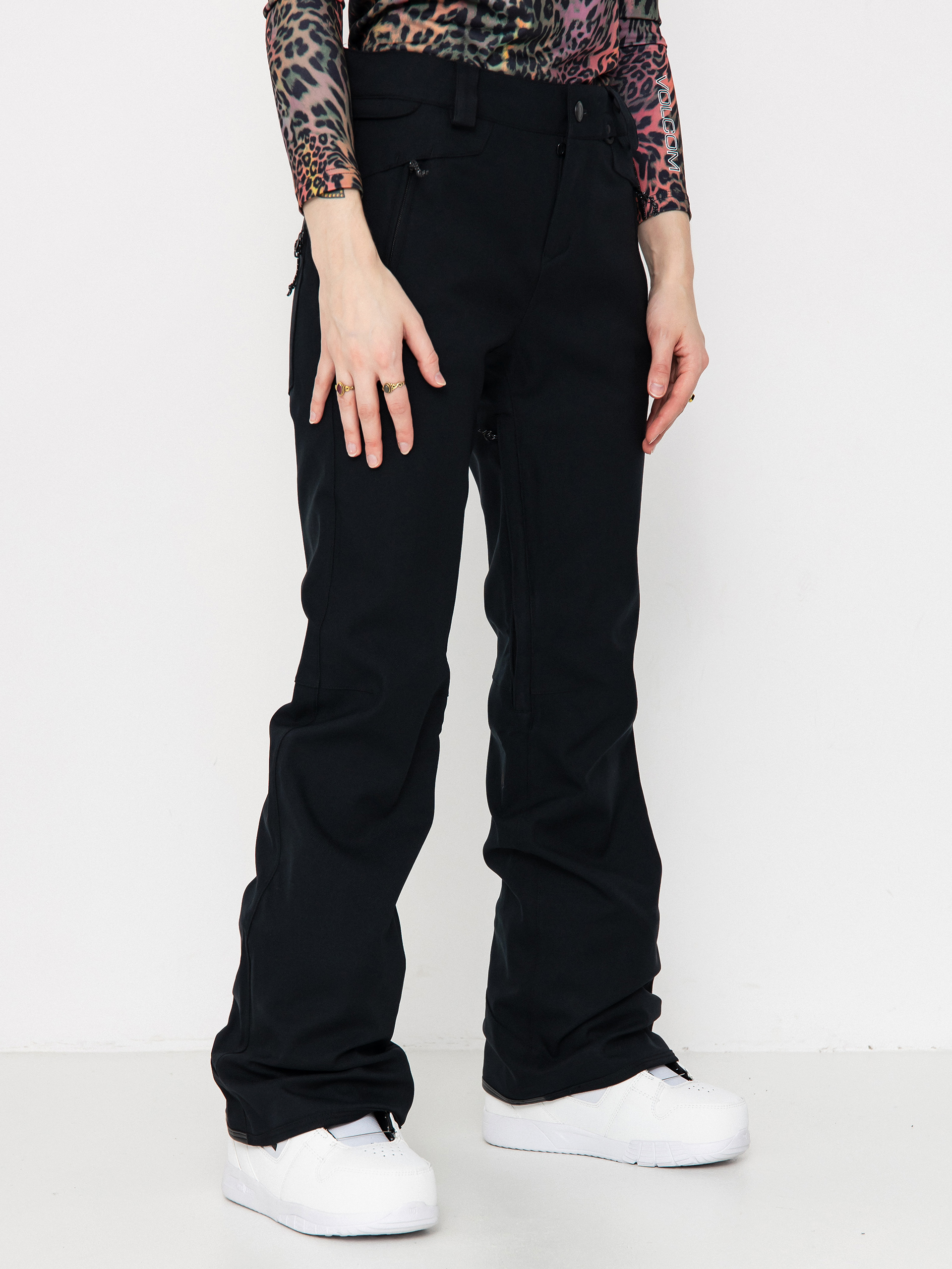 Pentru femei Pantaloni pentru snowboard Volcom Genus Stretch (black)