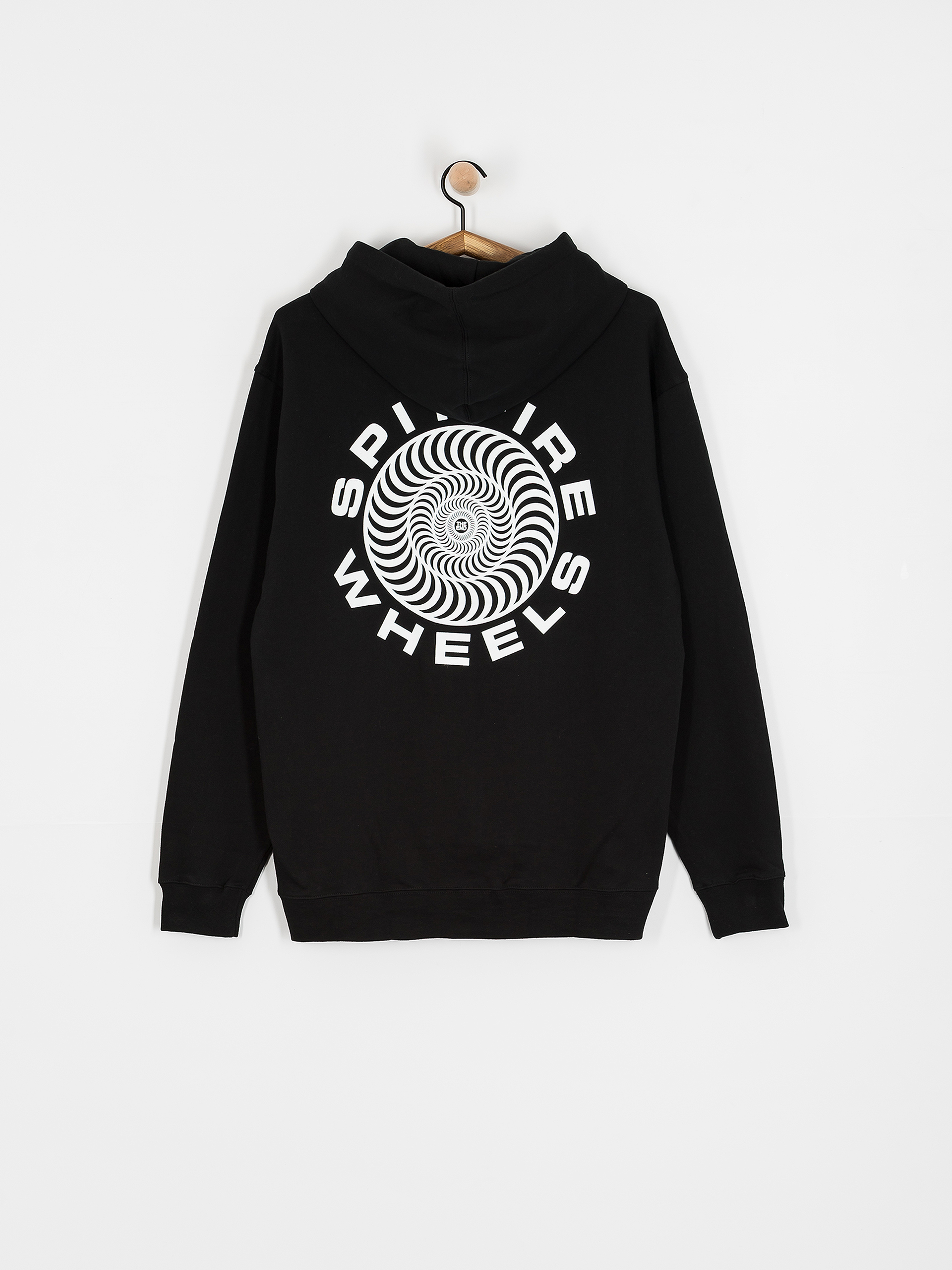 Hanorac cu glugă Spitfire Cls 87 Swirl HD (black/white)