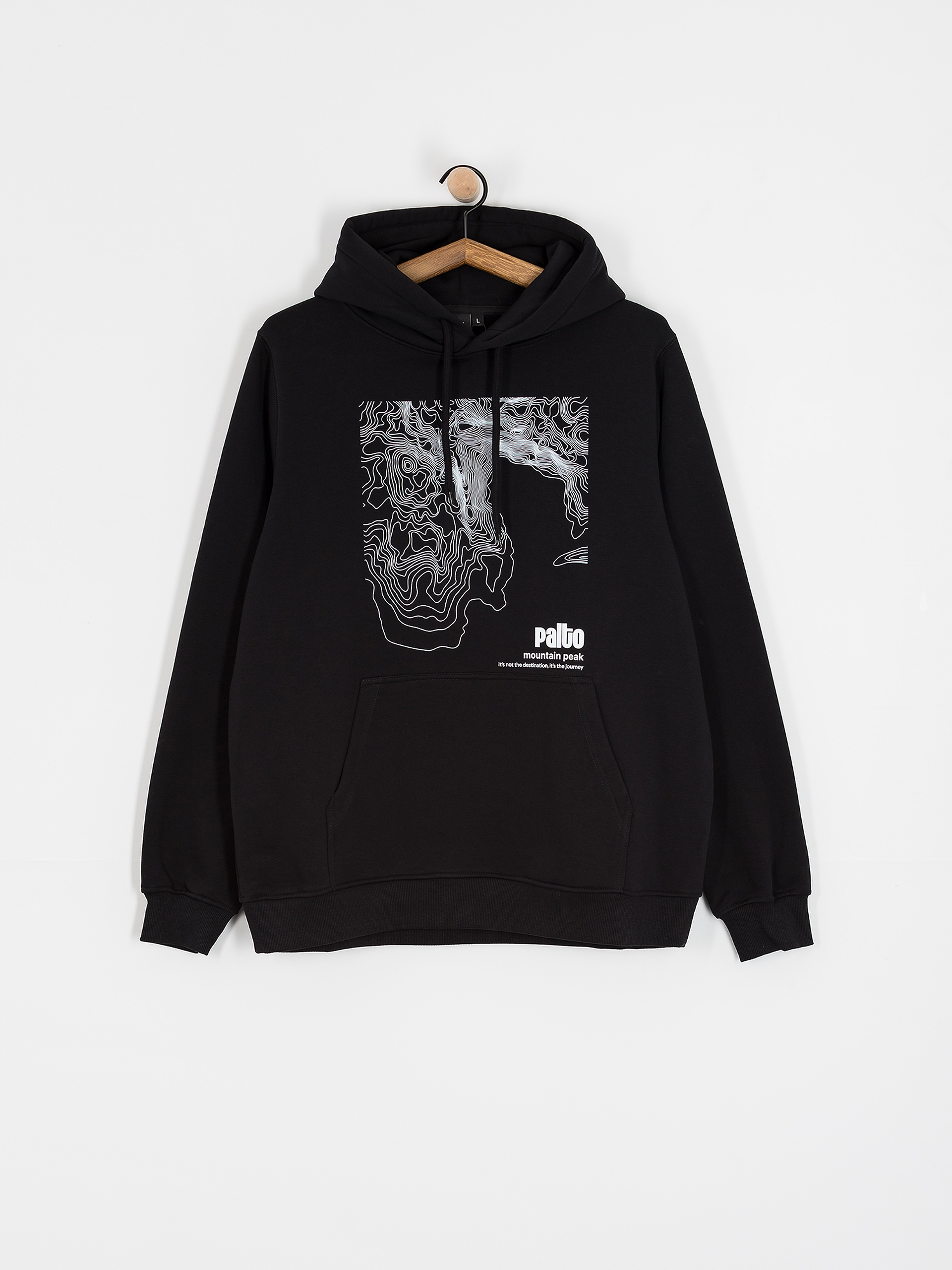 Hanorac cu glugu0103 Palto Topography HD (black)