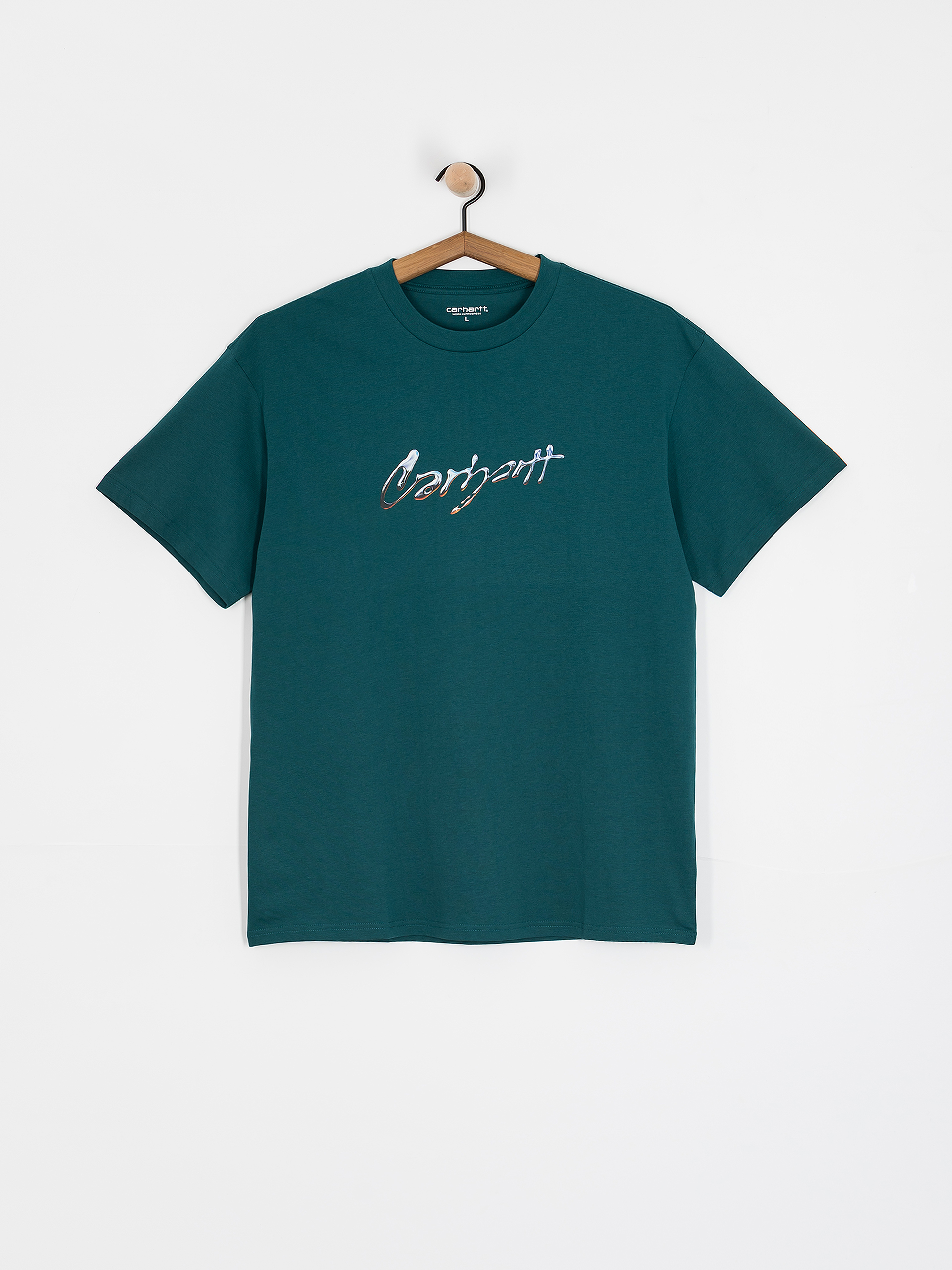 Tricou Carhartt WIP Drip Script (malachite)