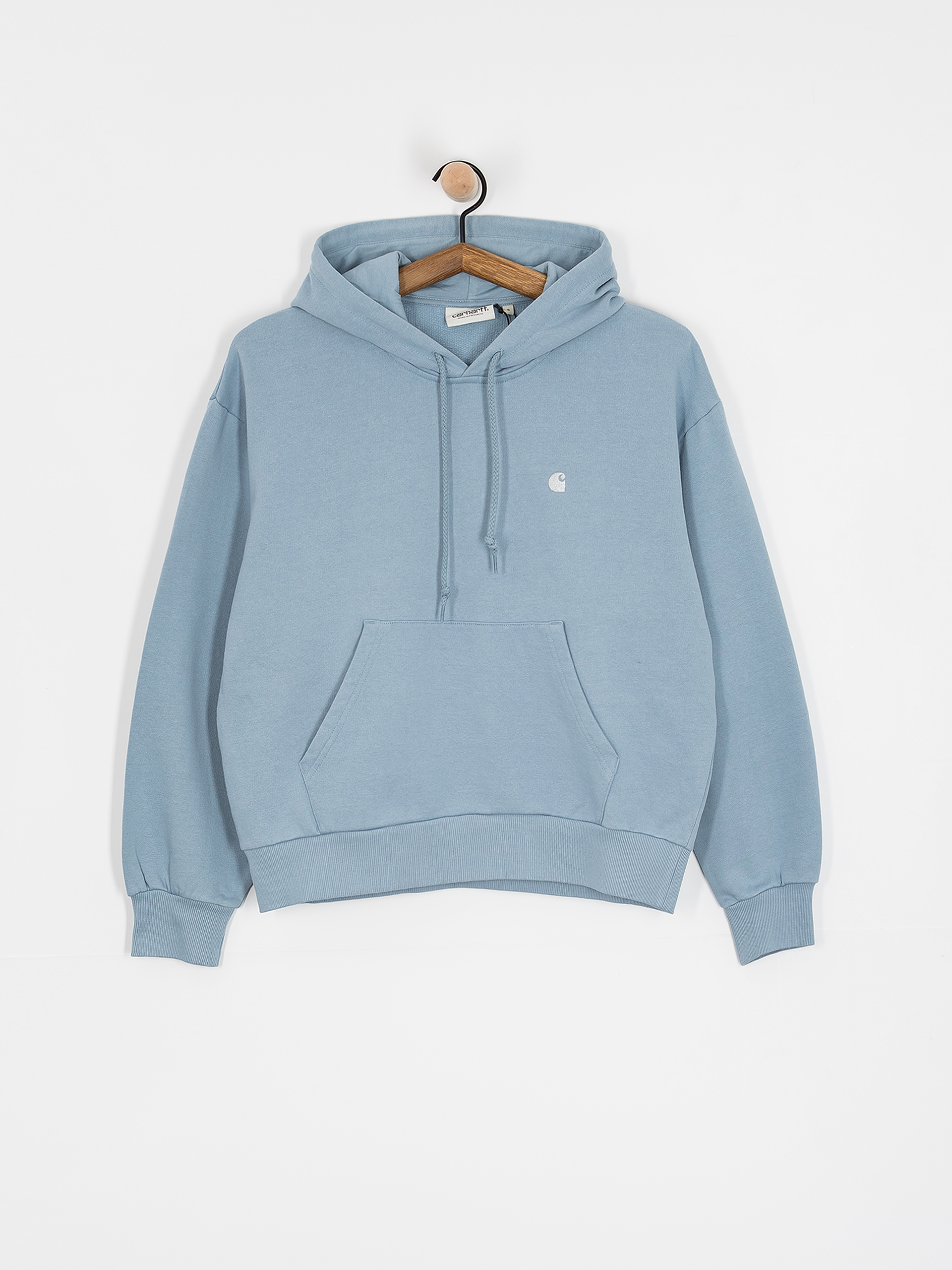 Hanorac cu glugă Carhartt WIP Casey HD Wmn (frosted blue/silver)