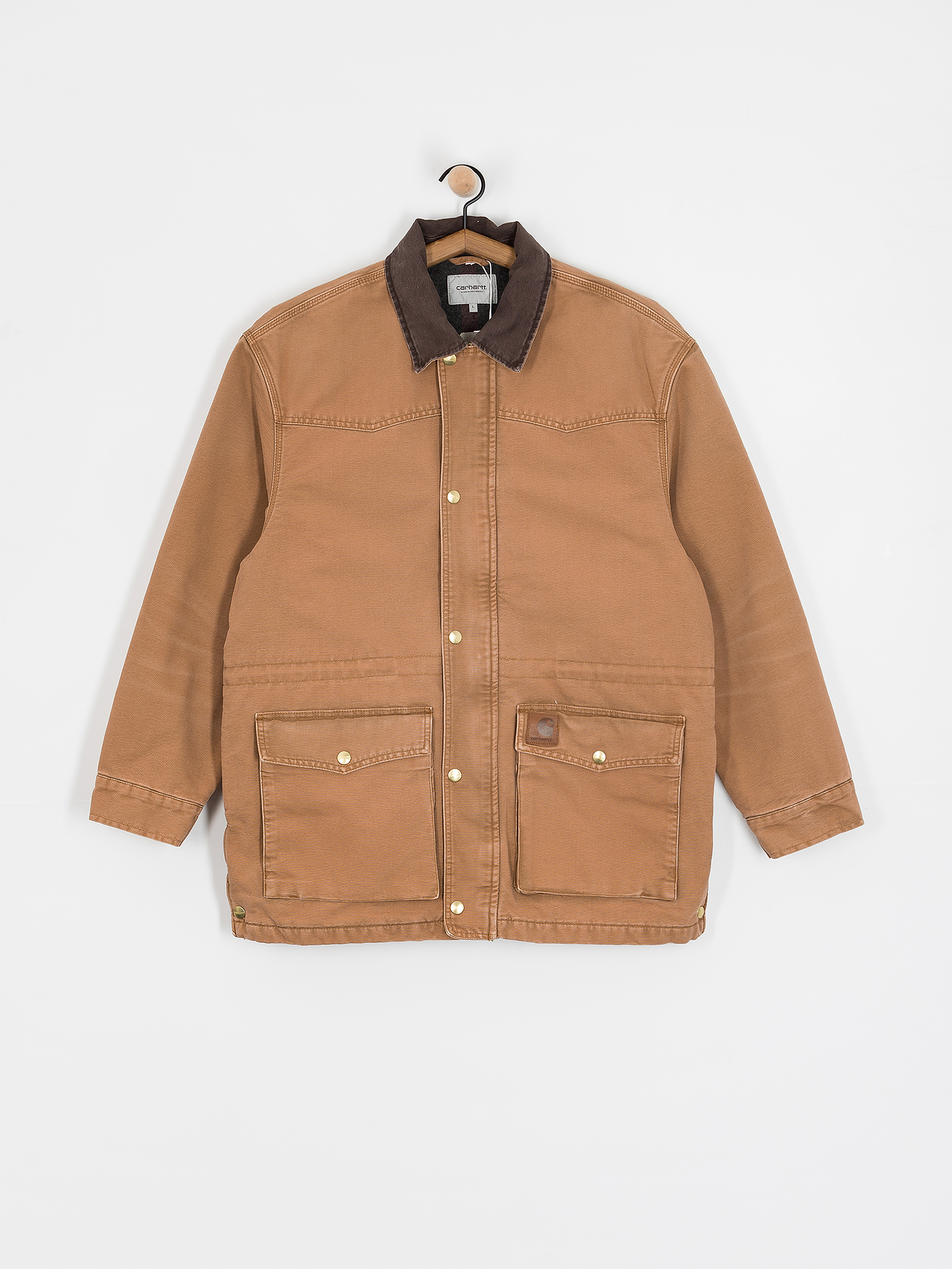 Geacă Carhartt WIP OG Santa Fe Coat (hamilton brown/tobacco)