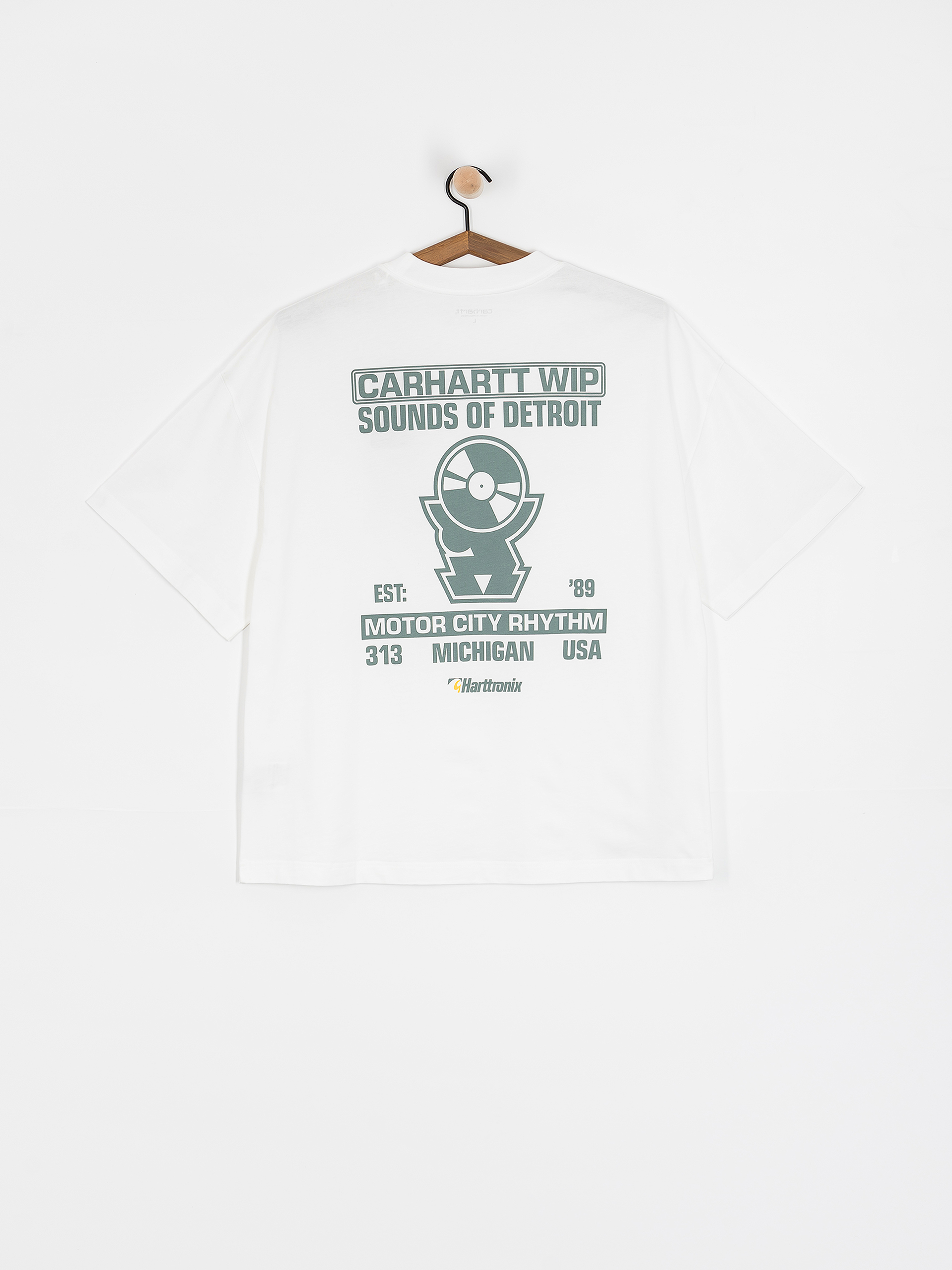 Tricou Carhartt WIP Harttronix (white)