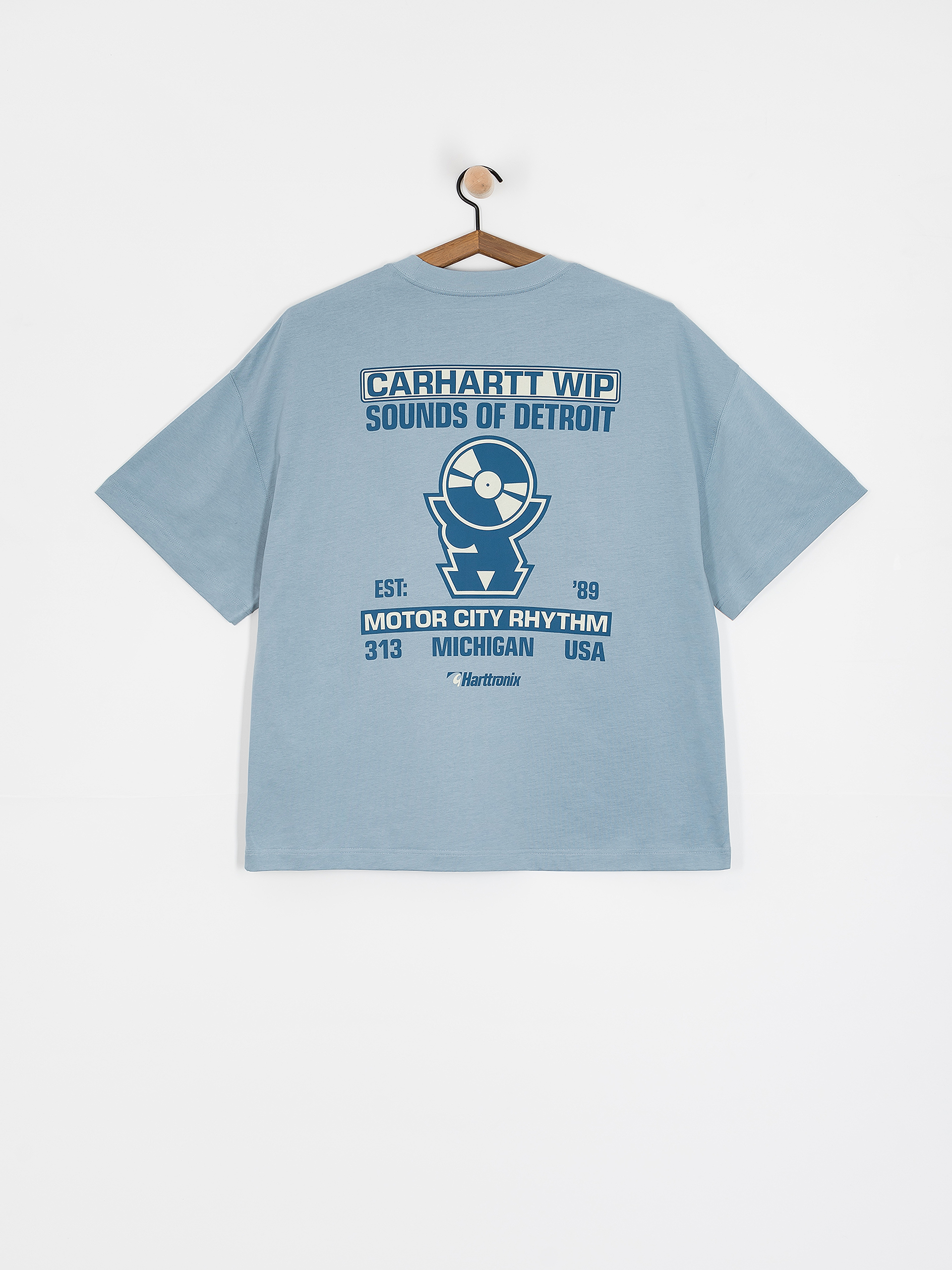 Tricou Carhartt WIP Harttronix (frosted blue)