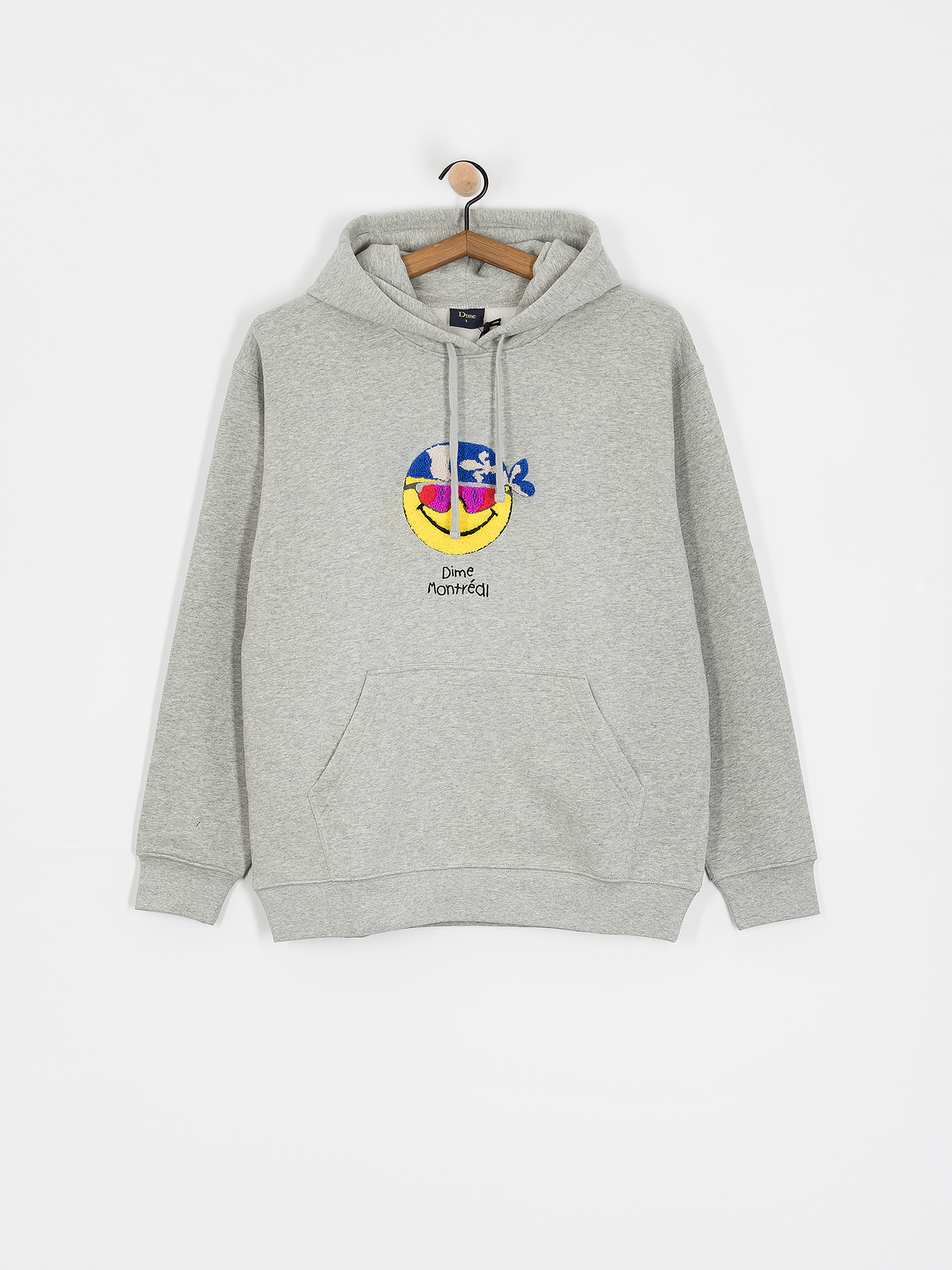 Hanorac cu glugu0103 Dime Rawdon HD (heather gray)