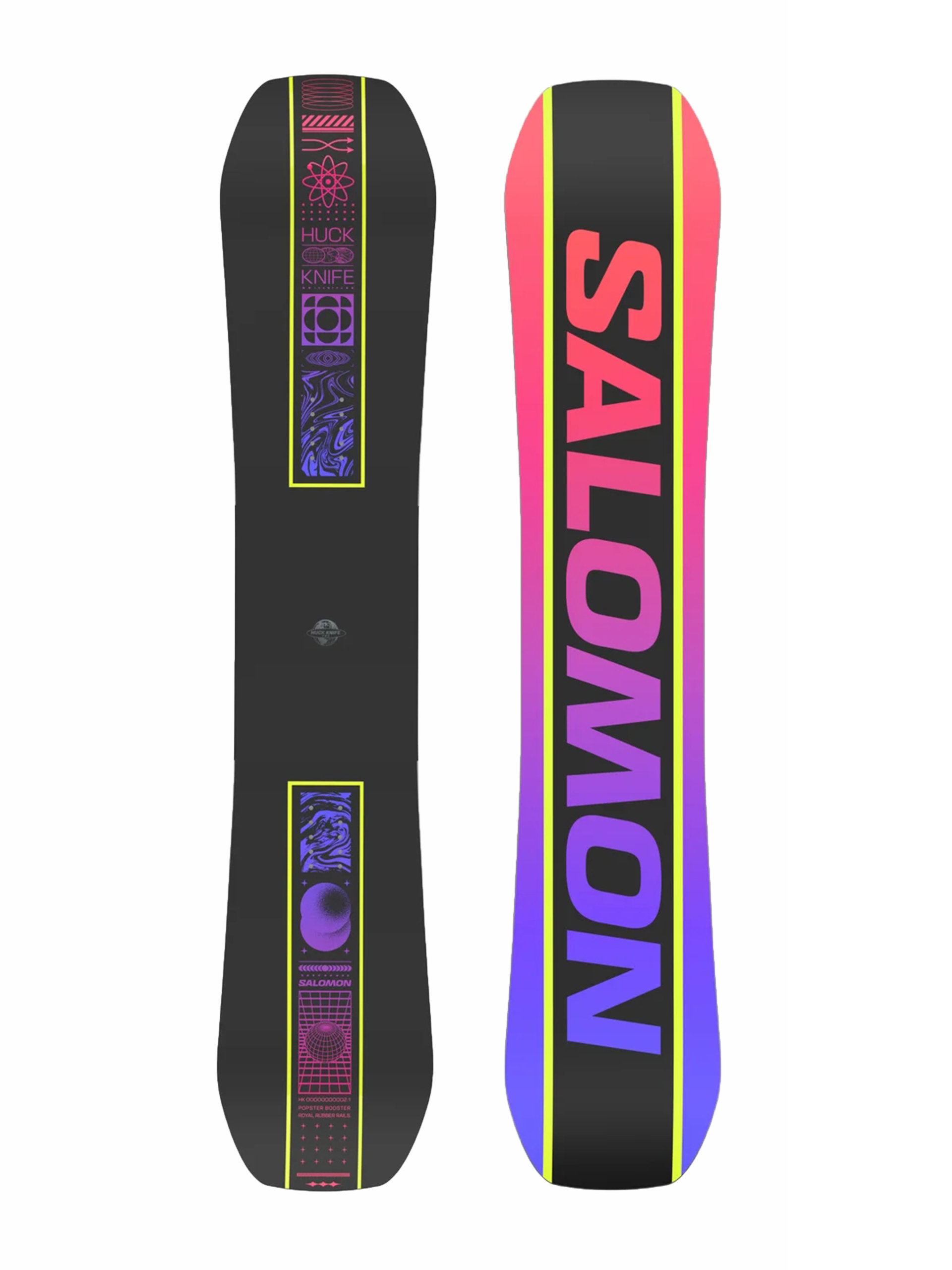 Snowboard Salomon Huck Knife Pro - negru (black/red)