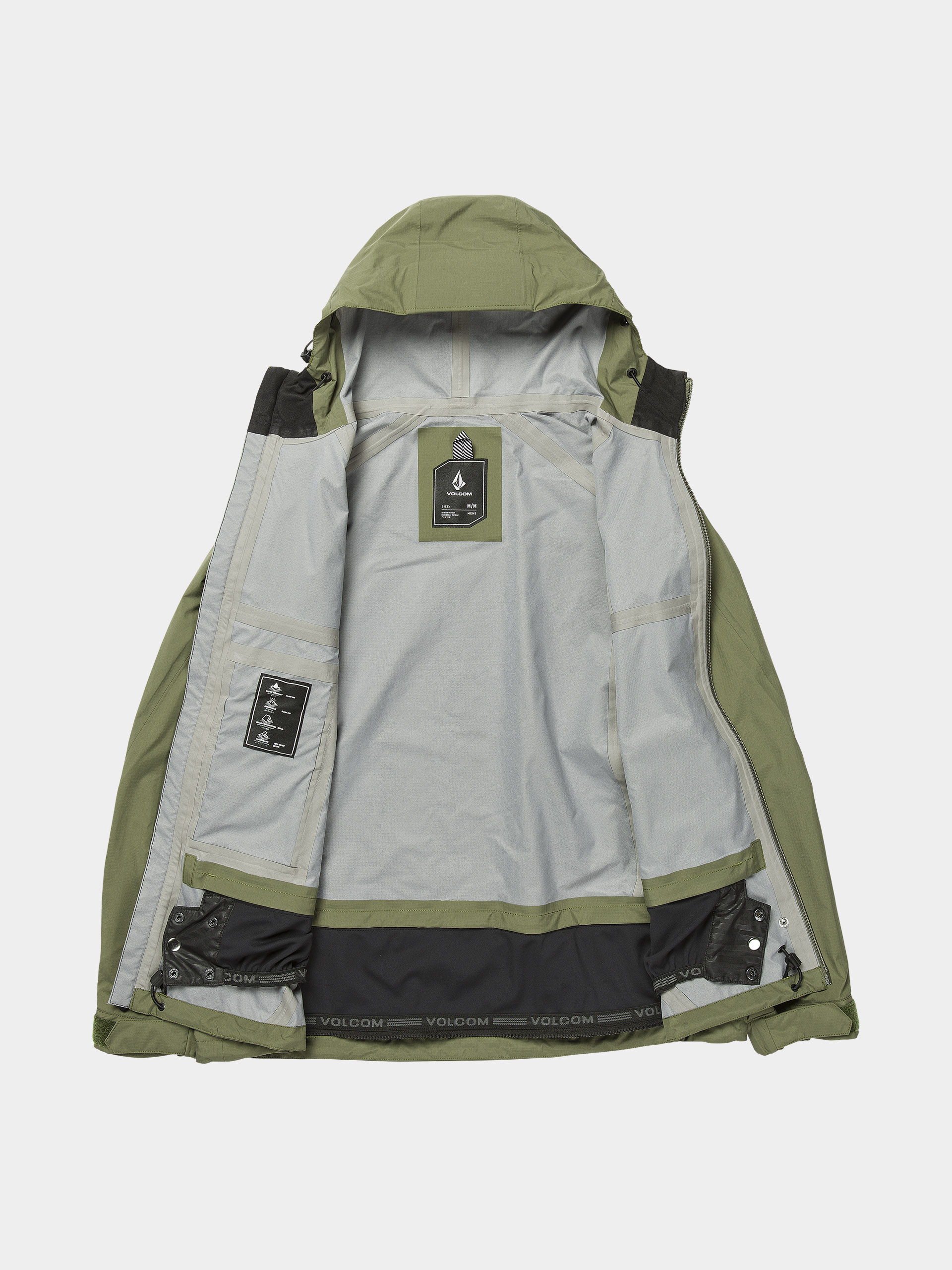 Pentru bărbați Geacă de snowboard Volcom Side Hit Shell (ivy)