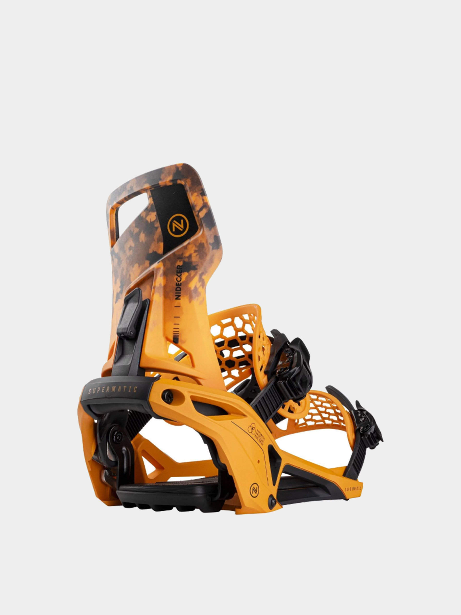 Legături pentru snowboard Nidecker Supermatic - portocaliu (dune