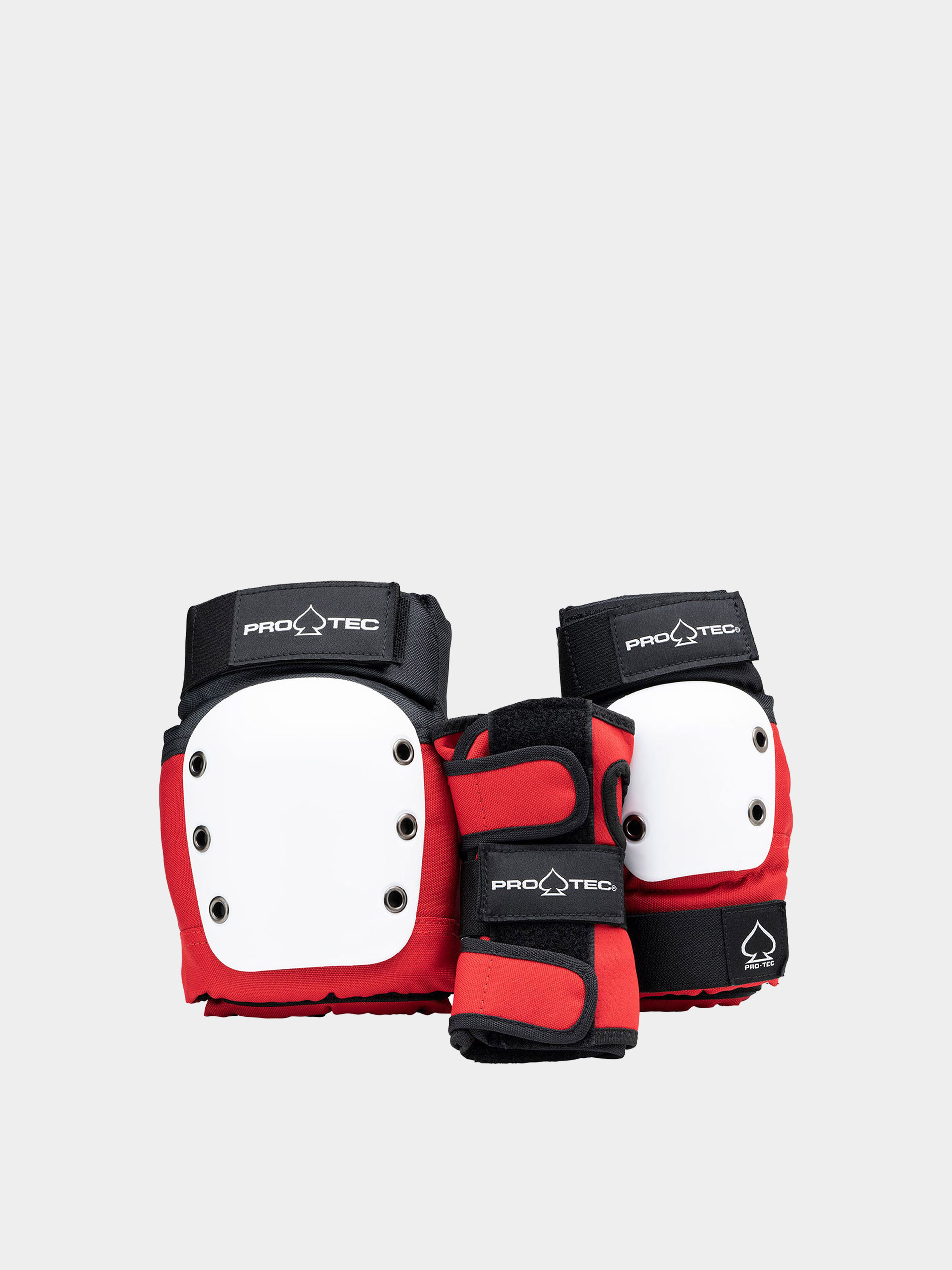 Apărători Pro Tec Street Gear Junior 3 Pack JR (red/white/black)