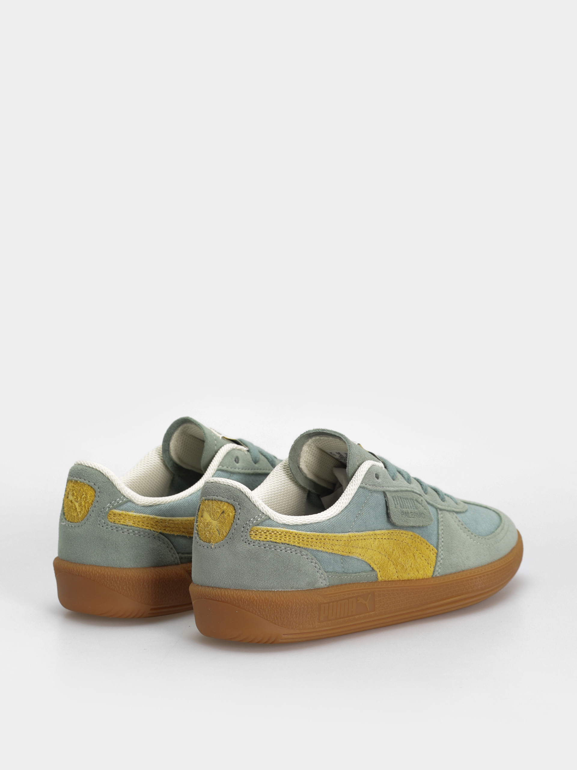 Pantofi Puma Palermo Weathered (green moon sunny yellow)