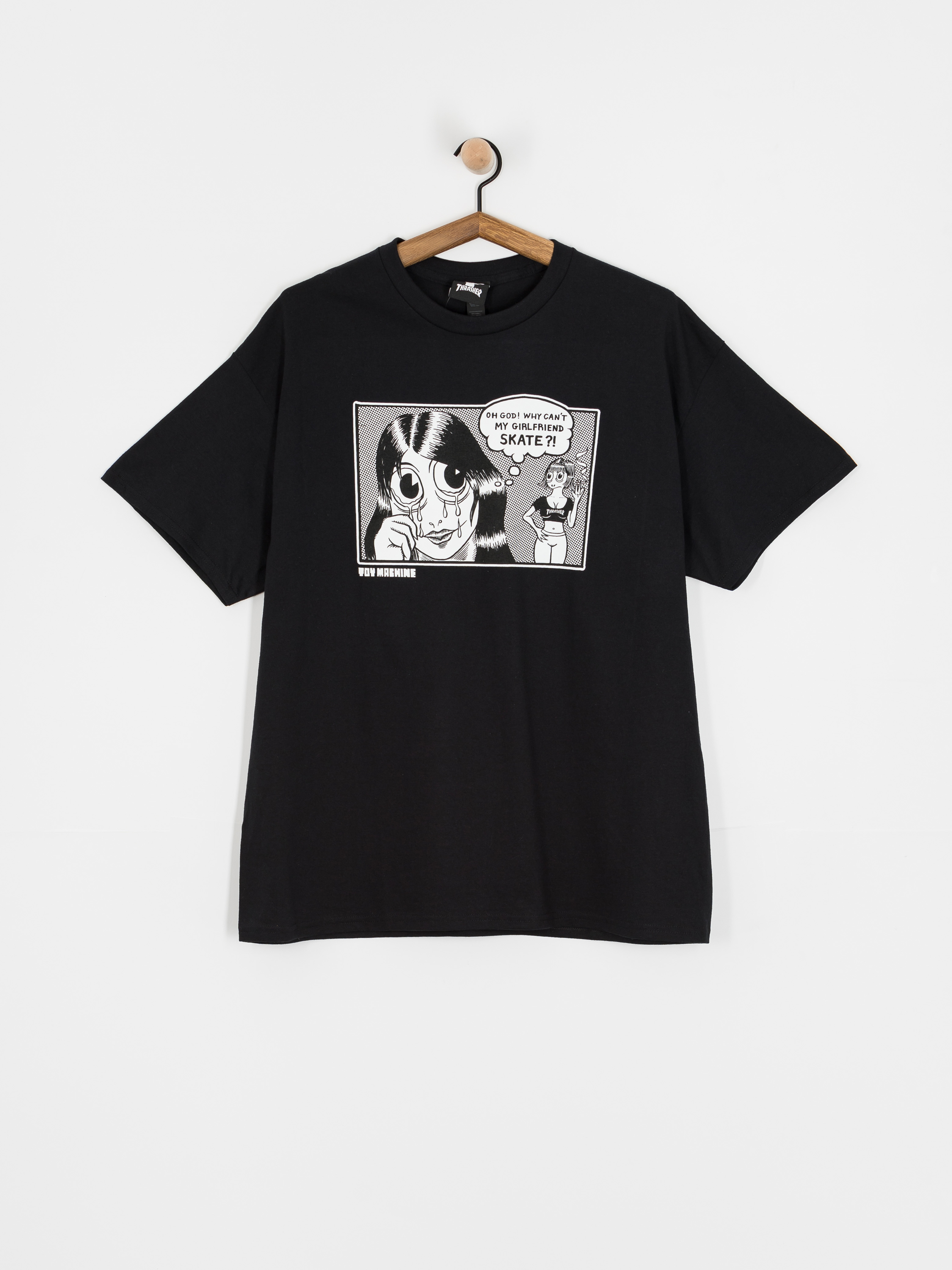 Tricou Thrasher X Toy Machine Girlfriend (black)