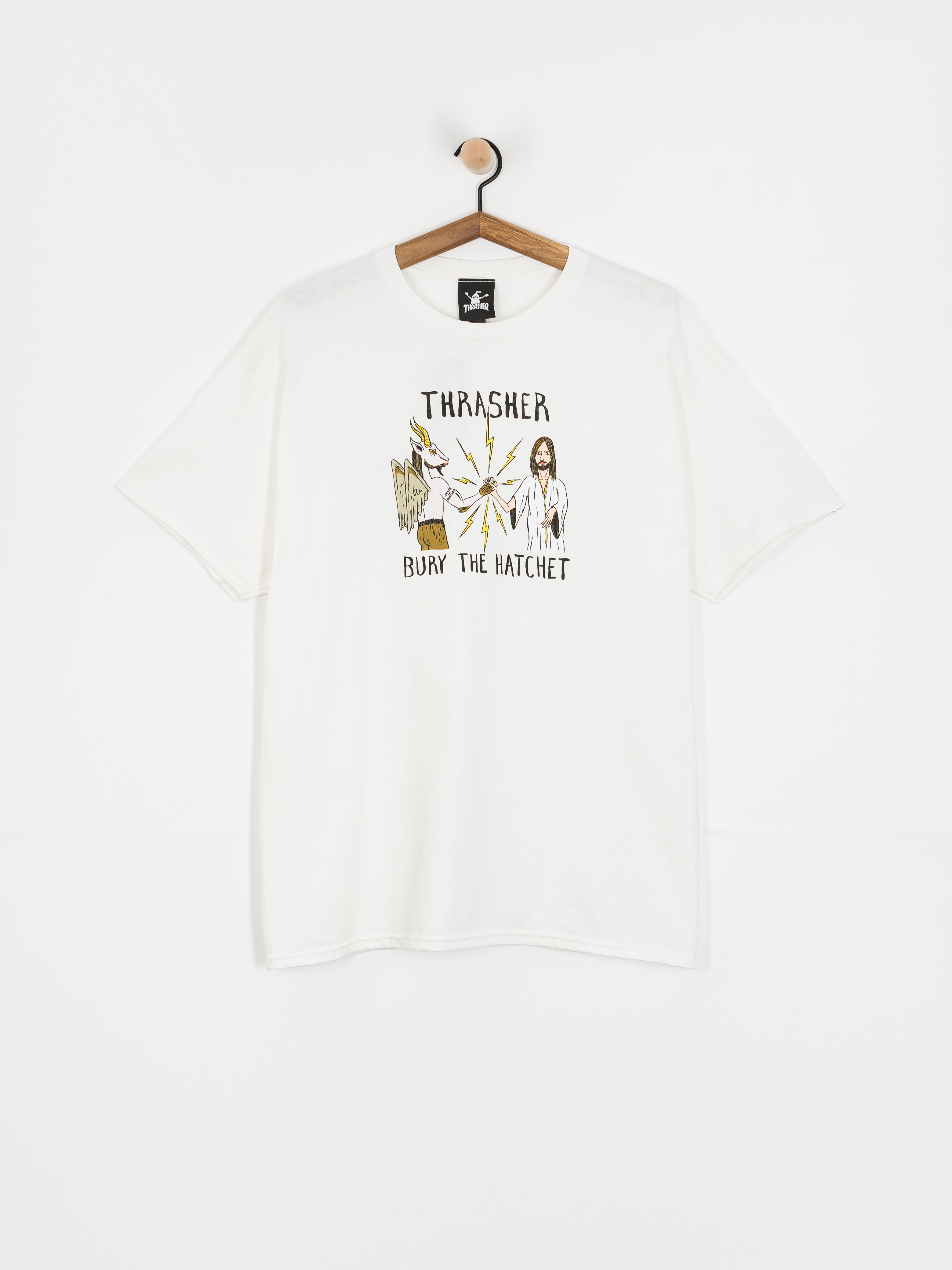 Tricou Thrasher X Toy Machine B.T.H. (white)