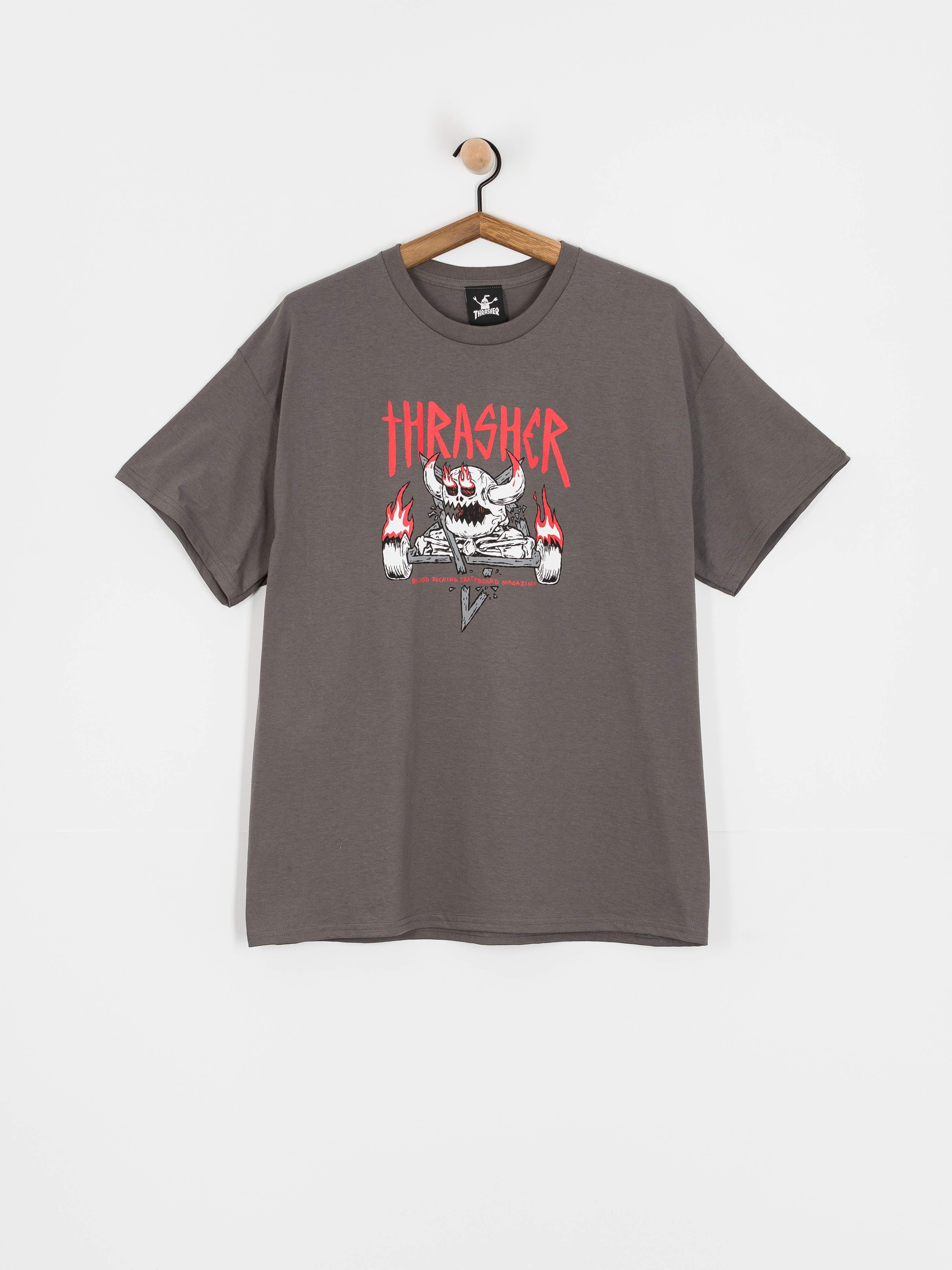 Tricou Thrasher X Toy Machine Monster Gram (charcoal)