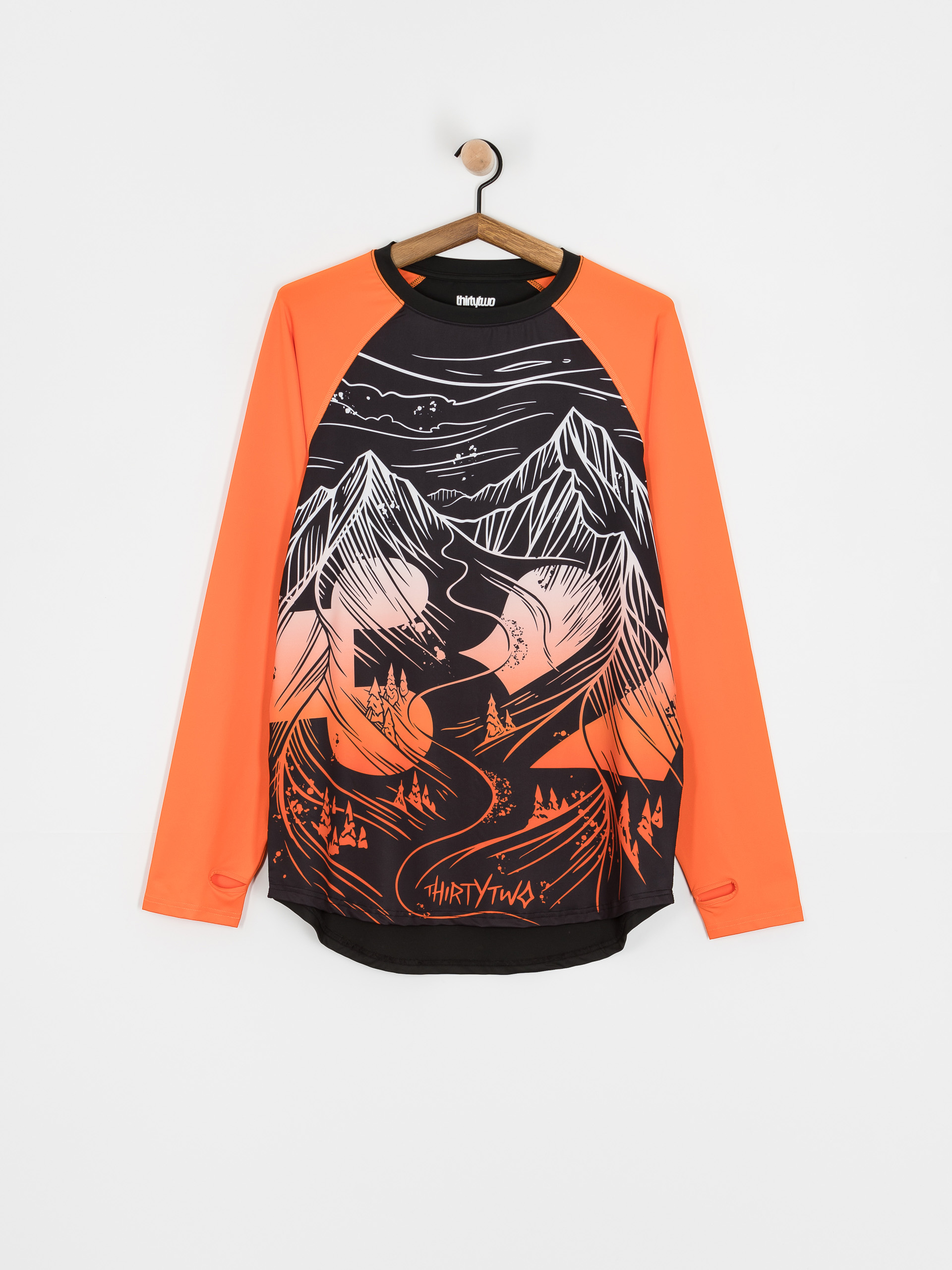 Lenjerie de corp ThirtyTwo Ridelite Ls (orange)