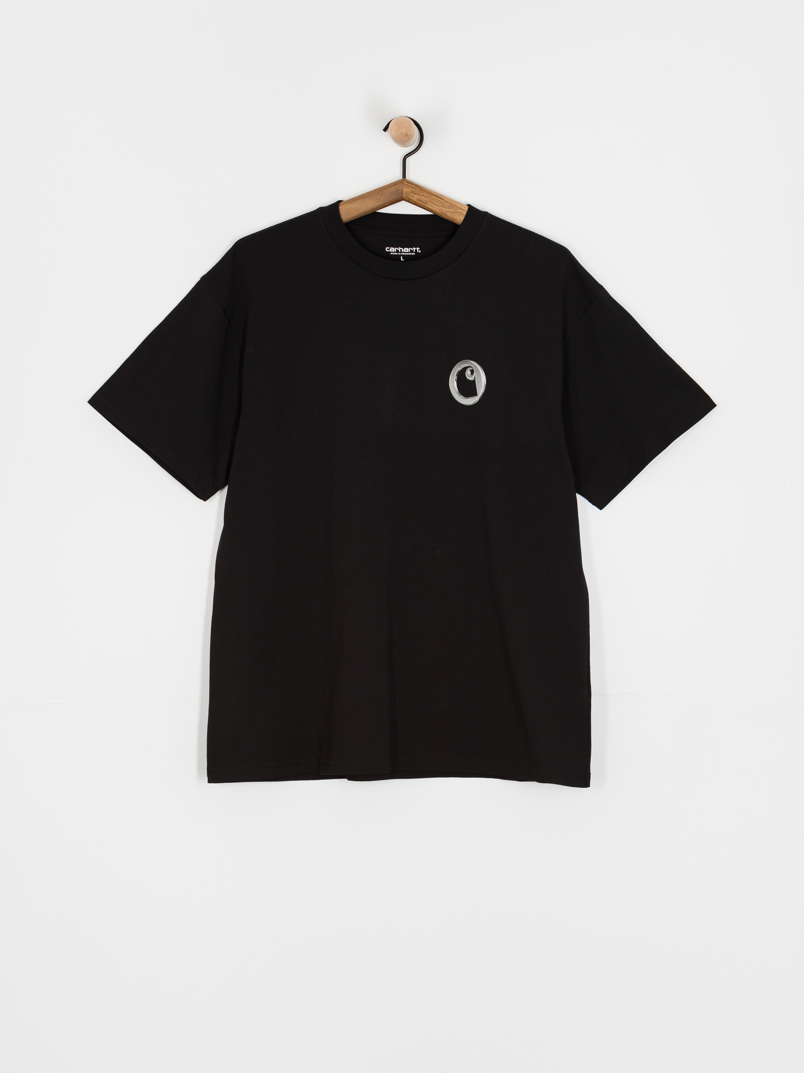 Tricou Carhartt WIP Linked Charms (black/silver)
