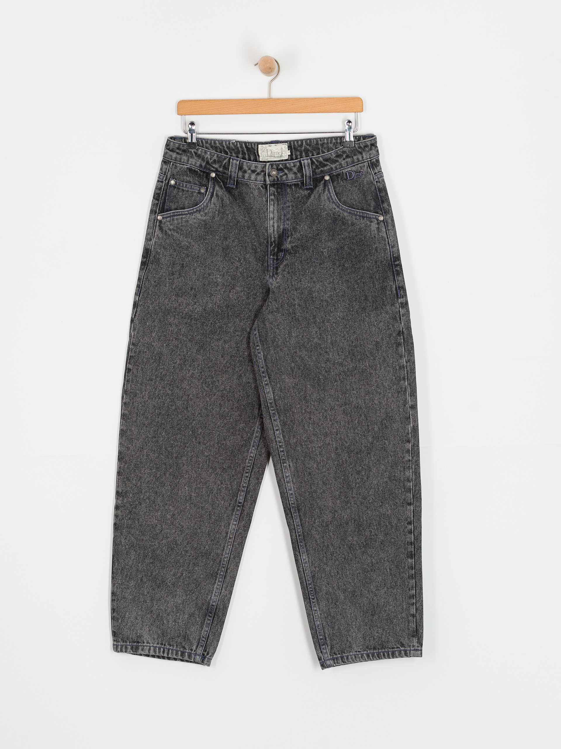 Pantaloni Dime Classic Baggy Denim (faded black)