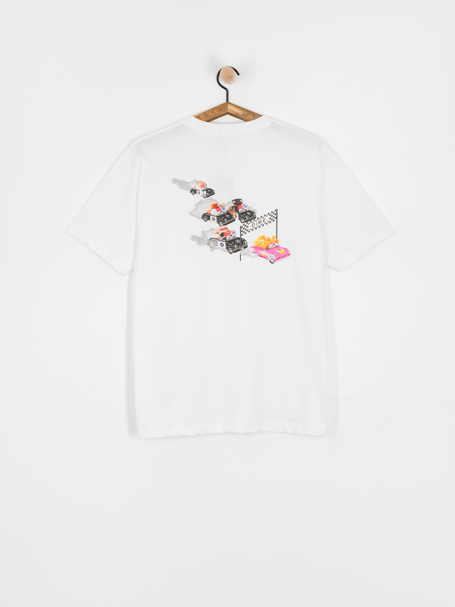 Tricou Dime 2Fast 2Delicious (white)