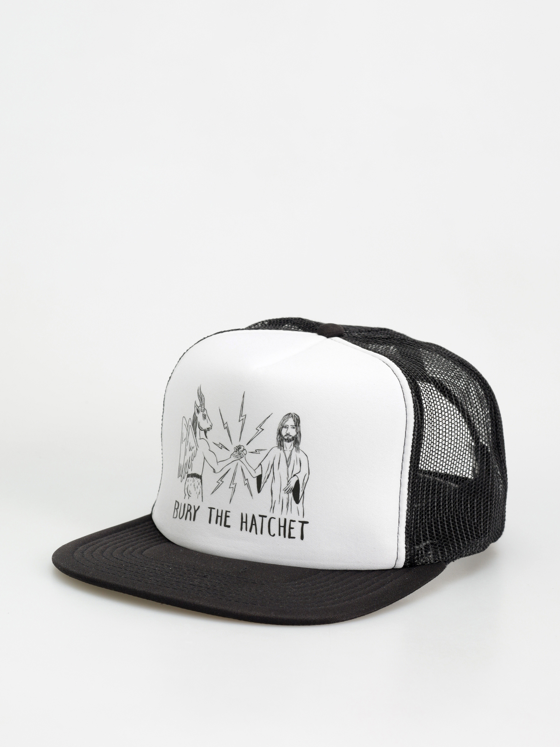 Șapcă Thrasher X Toy Machine B.T.H. Trucker (black/black/white)