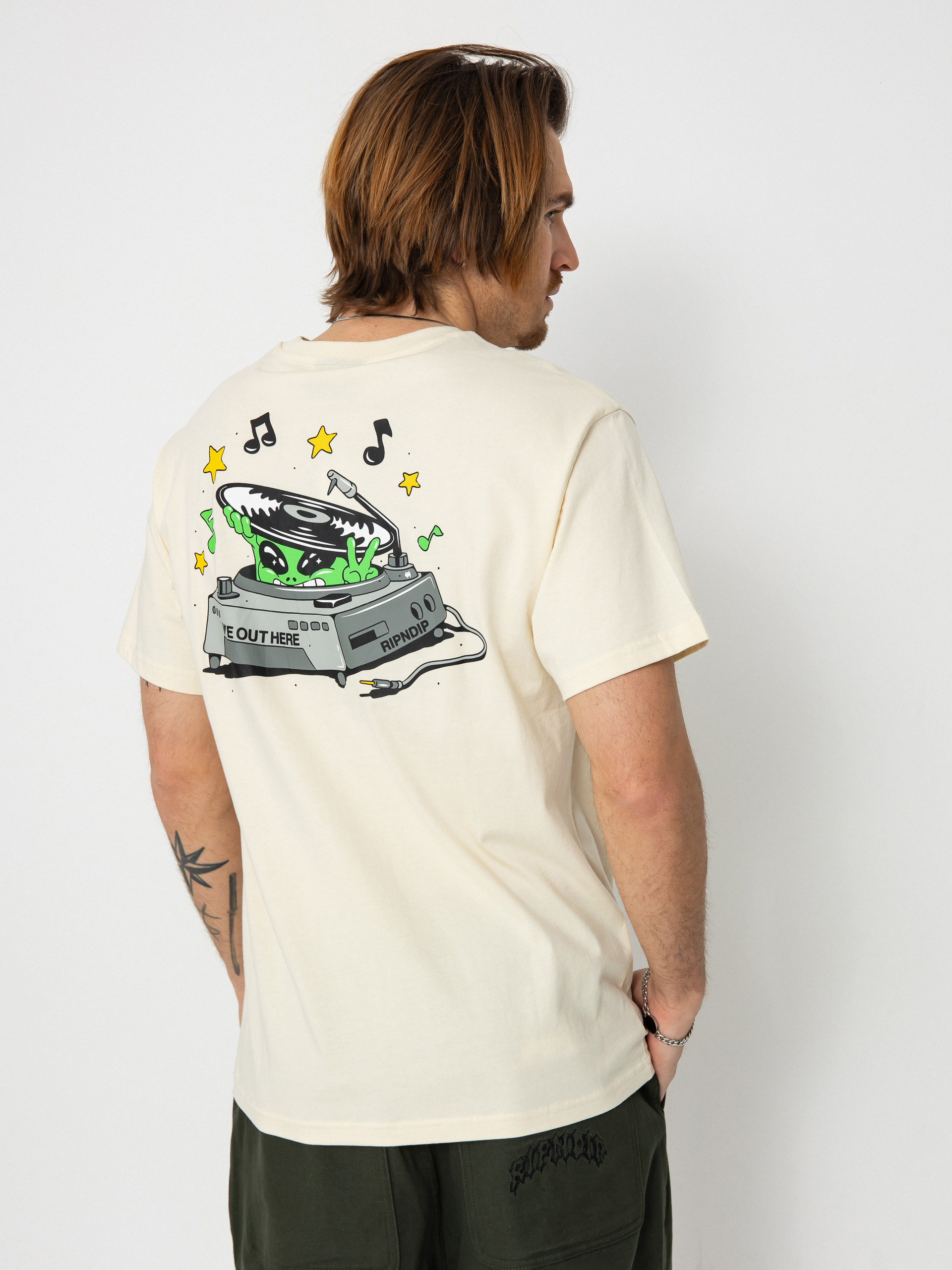 Tricou RipNDip Spinning (natural)