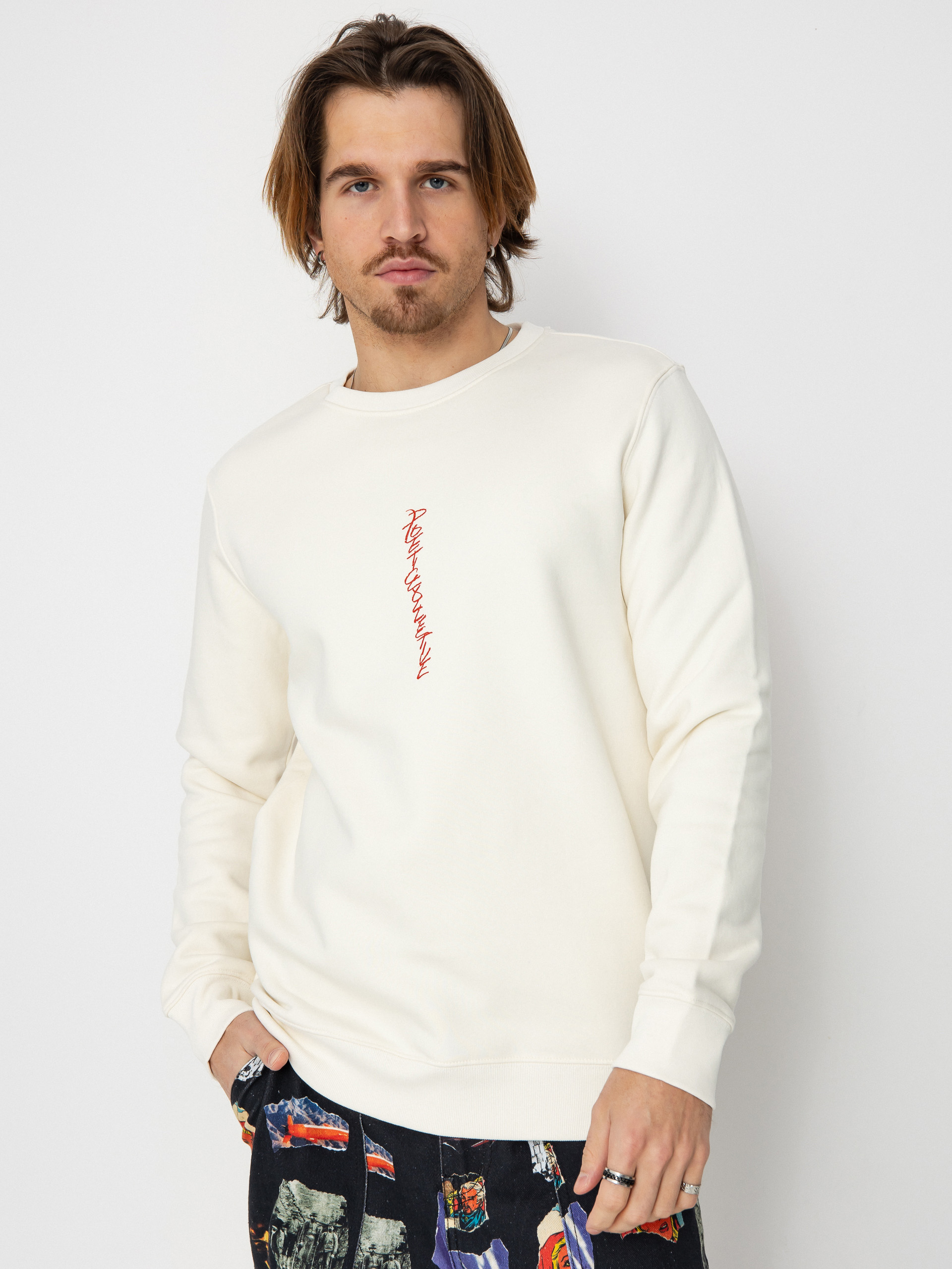 Hanorac Poetic Collective Demon Crewneck (ivory)