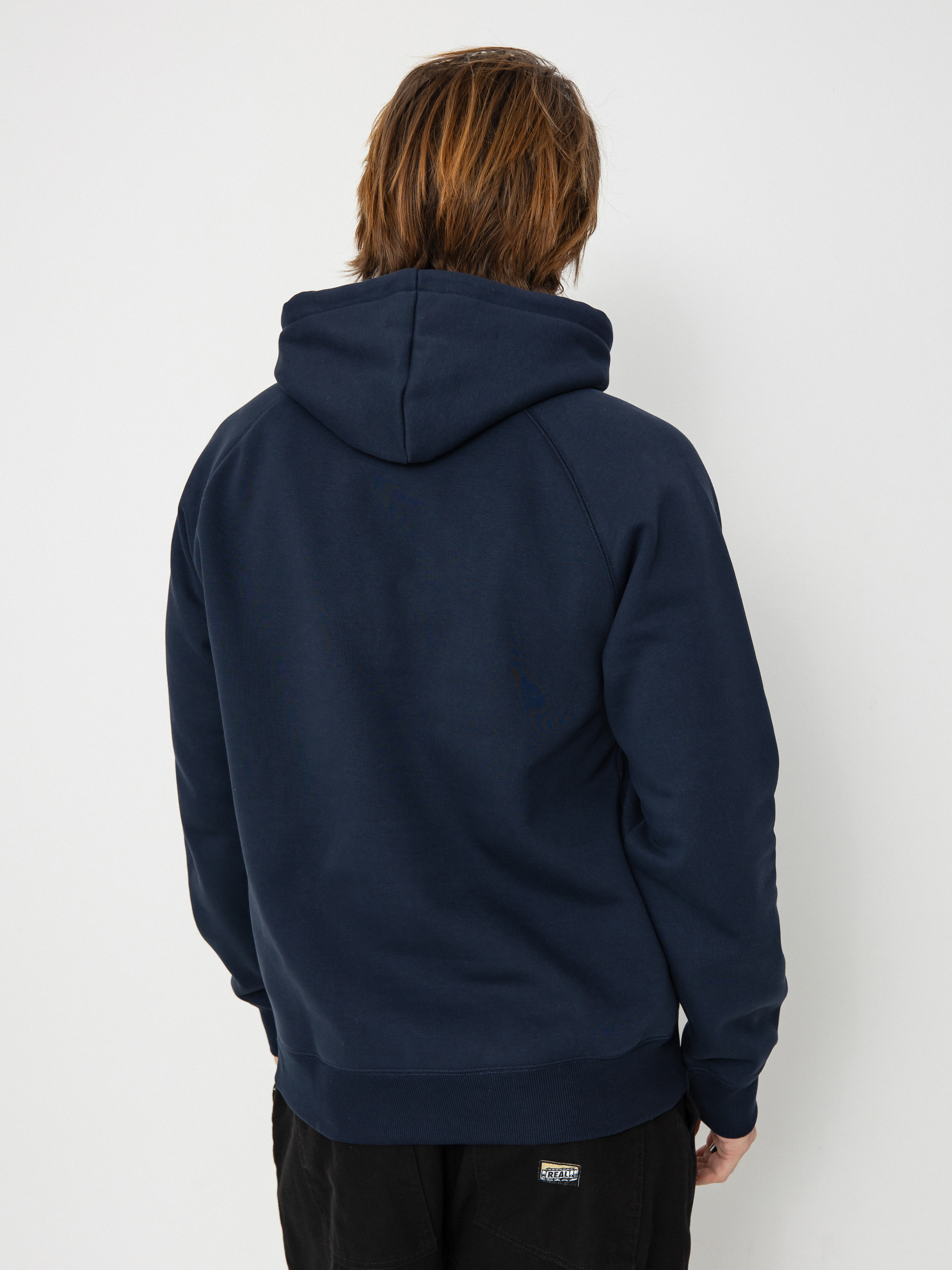 Hanorac cu glugă Carhartt WIP Chase HD (mizar/gold)