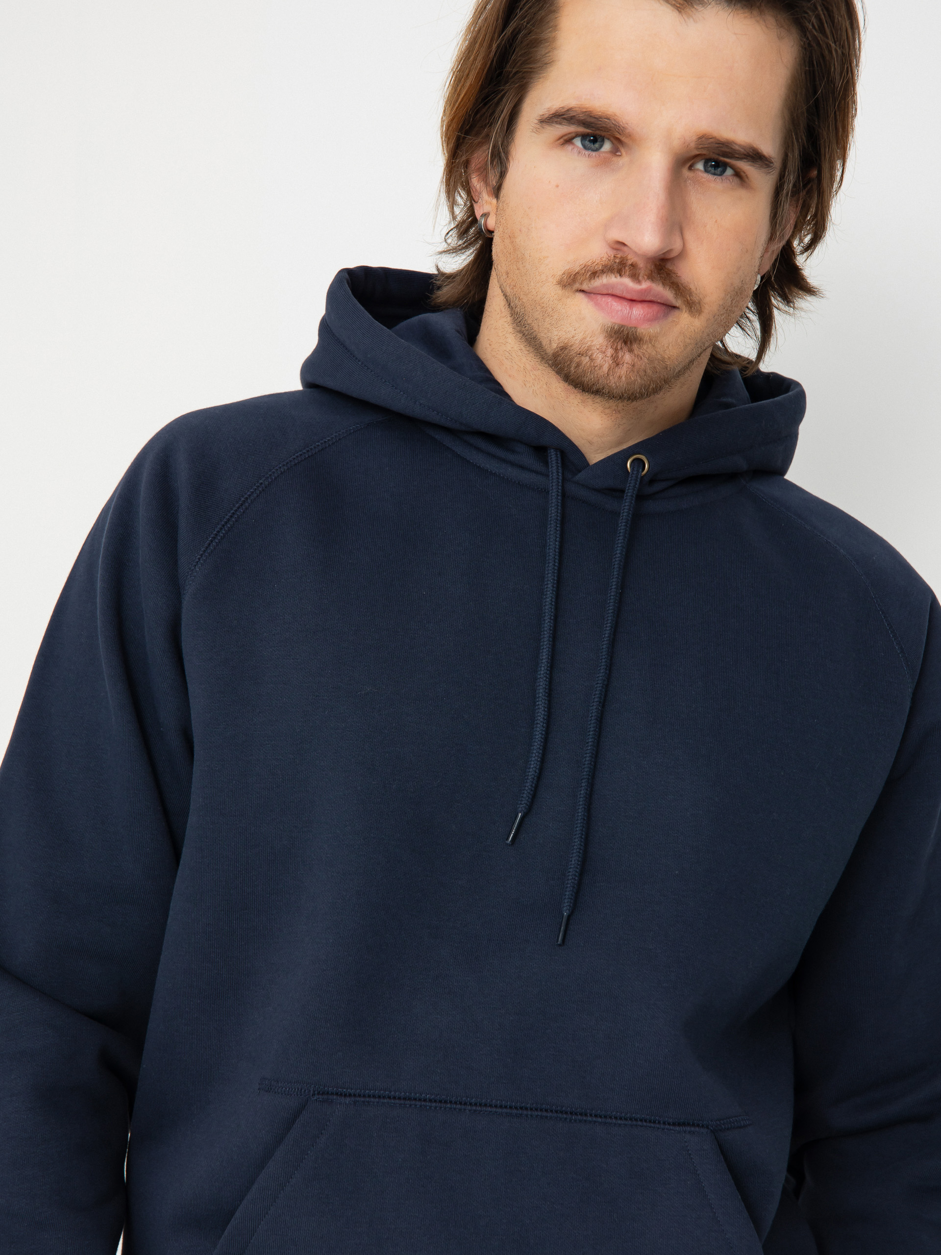Hanorac cu glugă Carhartt WIP Chase HD (mizar/gold)