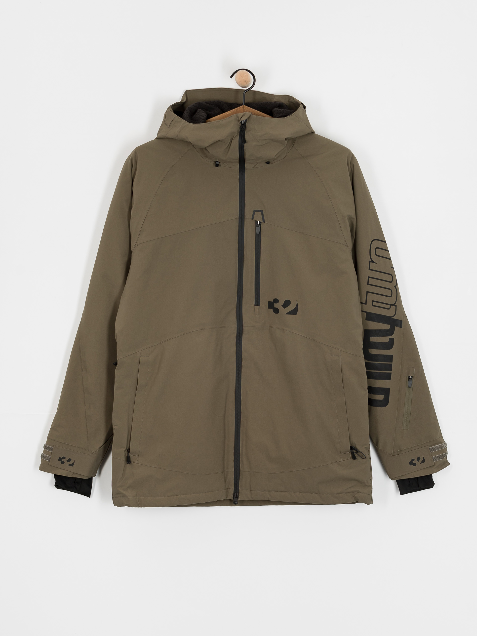 Pentru bărbați Geacă de snowboard ThirtyTwo Lashed Insulated (olive)