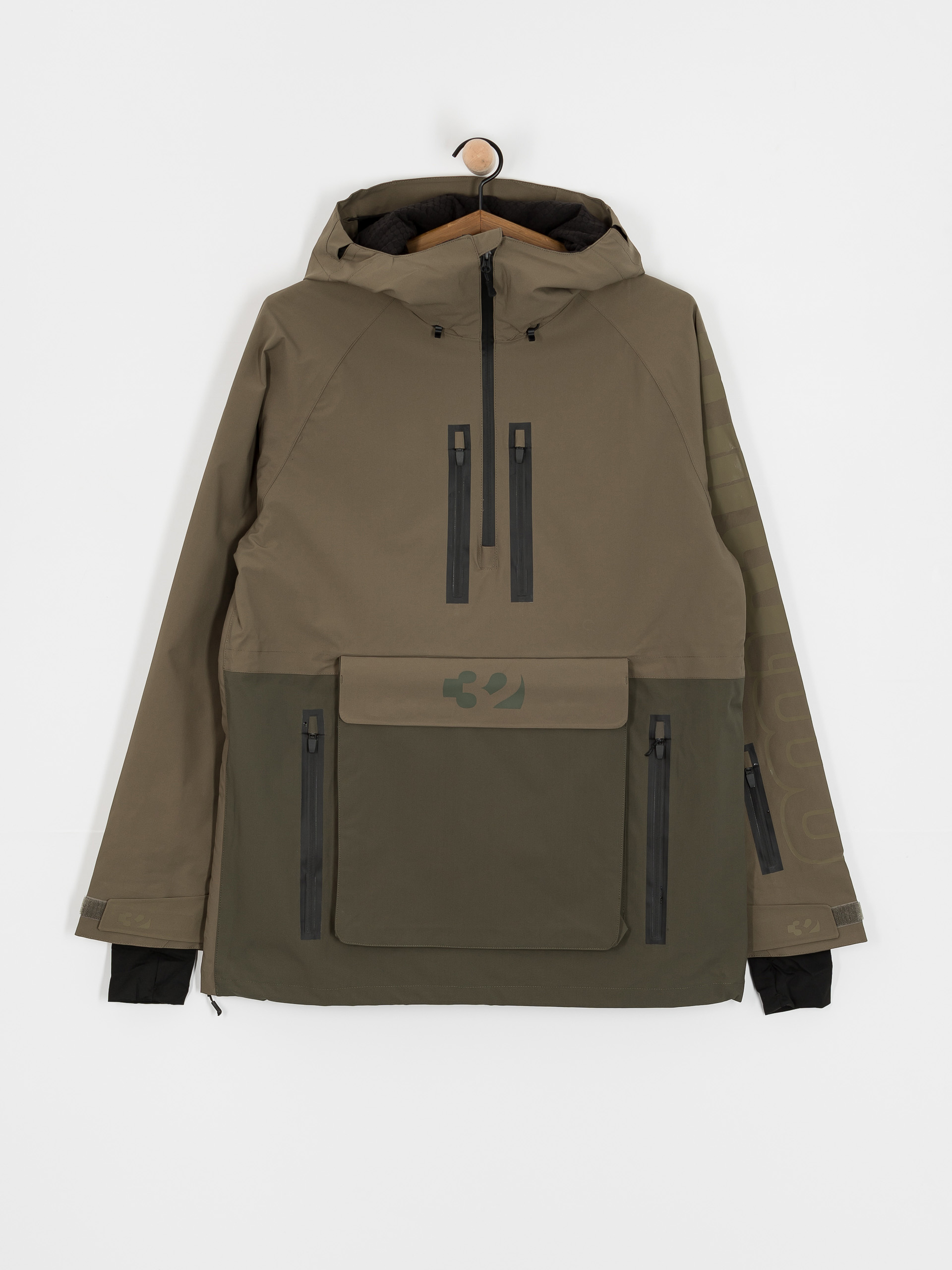 Pentru bărbați Geacă de snowboard ThirtyTwo Light Anorak (military)