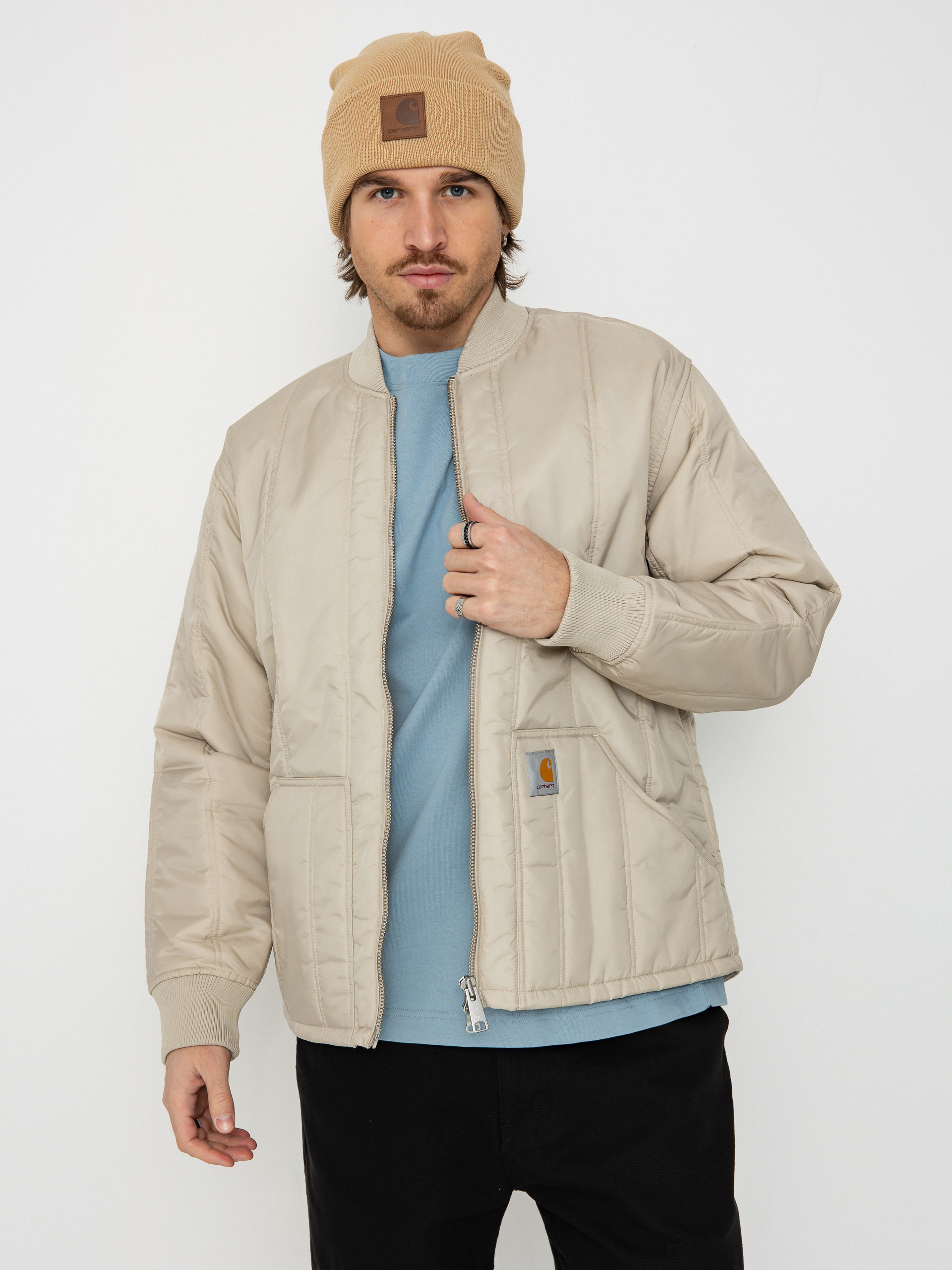 Geacă Carhartt WIP Lachlan (fleur de sel)