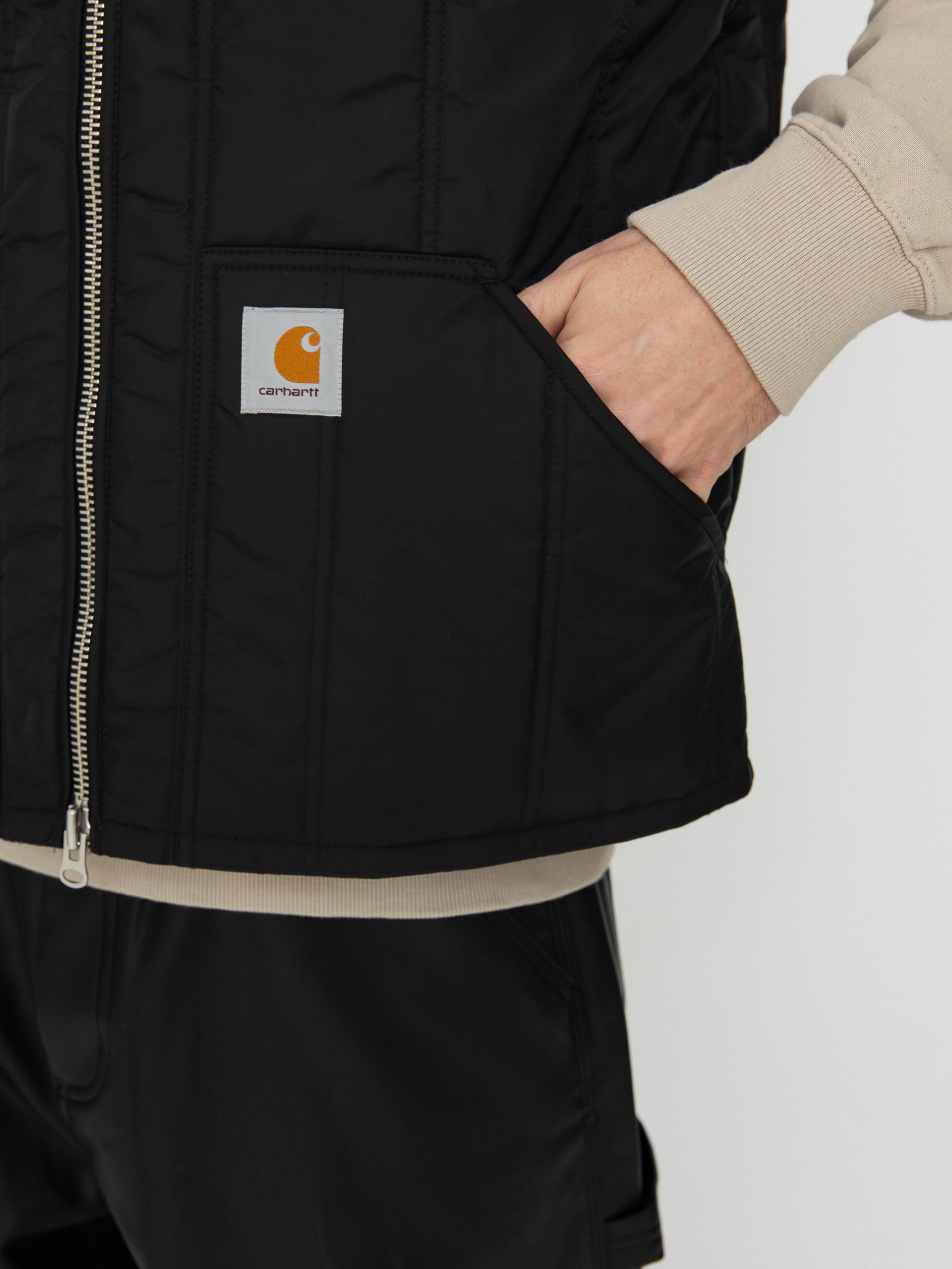 Vestă Carhartt WIP Lachlan Vest (black)
