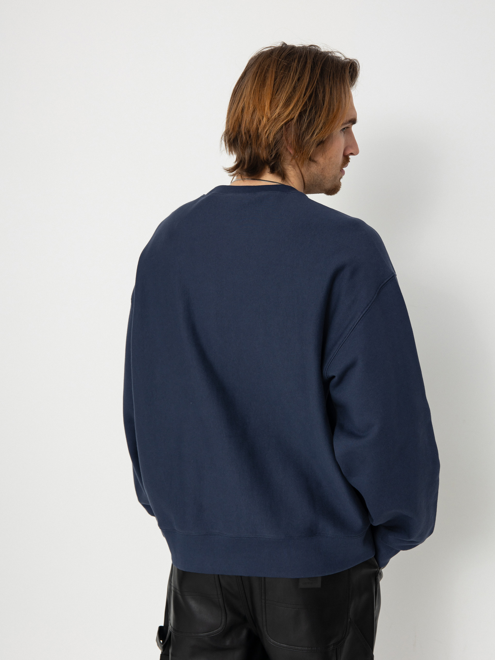 Hanorac Carhartt WIP Label Script (blue)