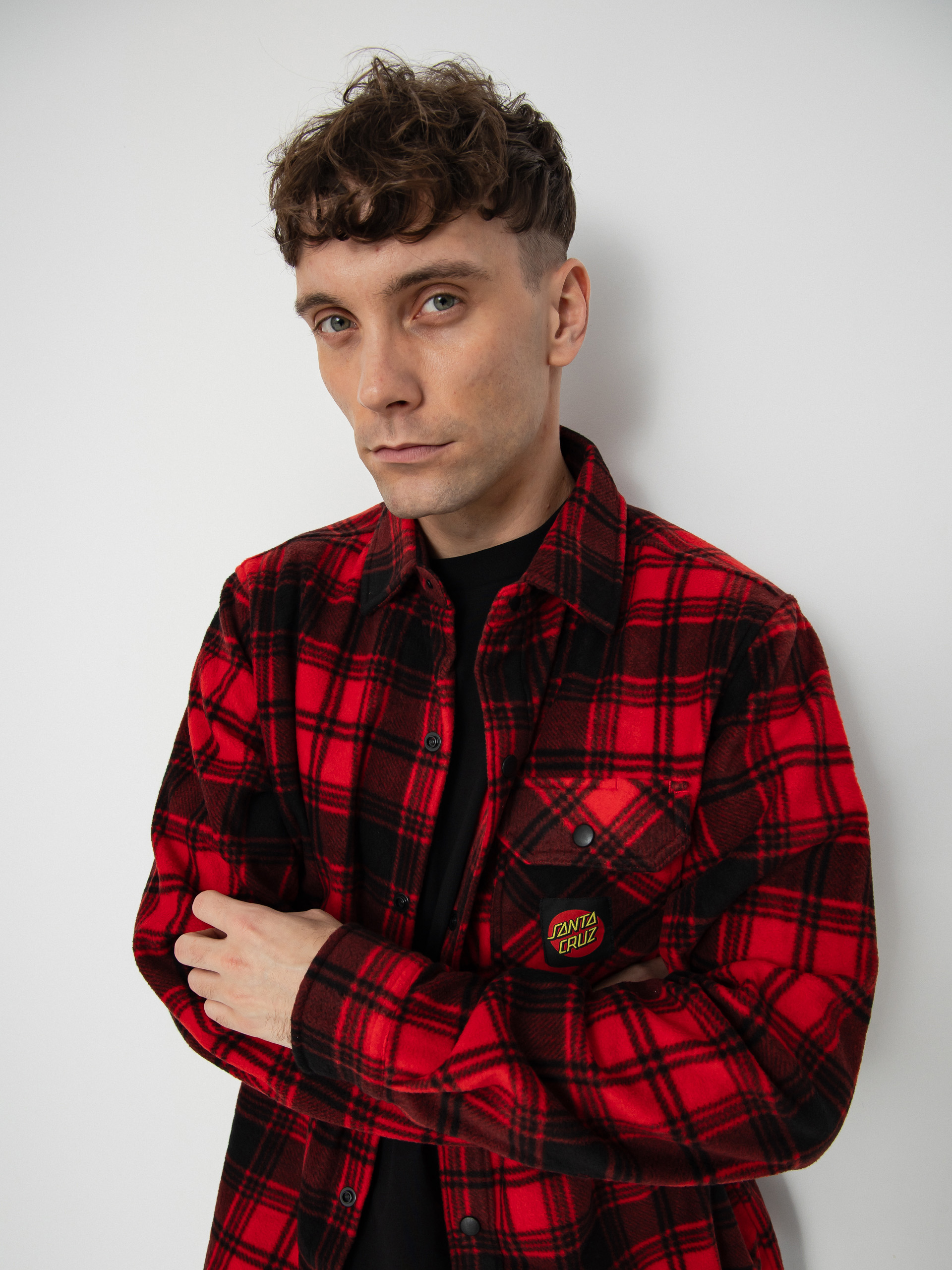 Pentru bărbați Hanorac termic Etnies Sc Flame HD (red)