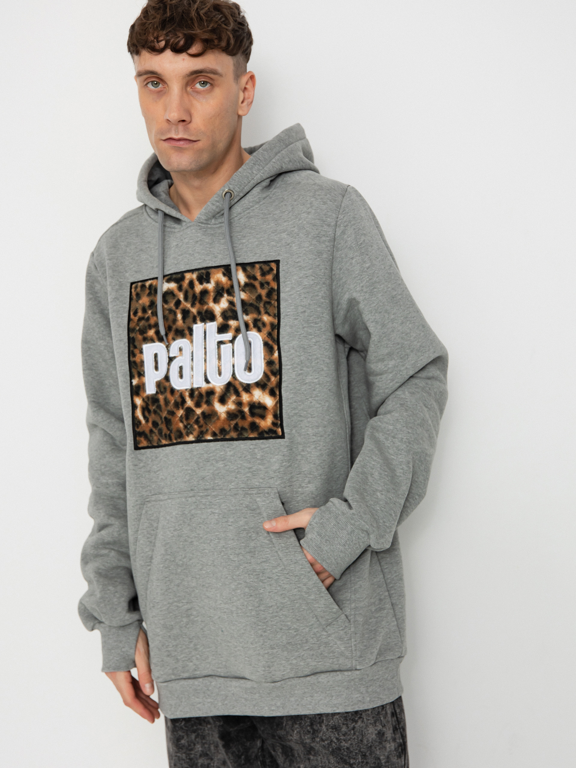 Pentru bărbați Hanorac termic Palto Cheetah HD (grey)