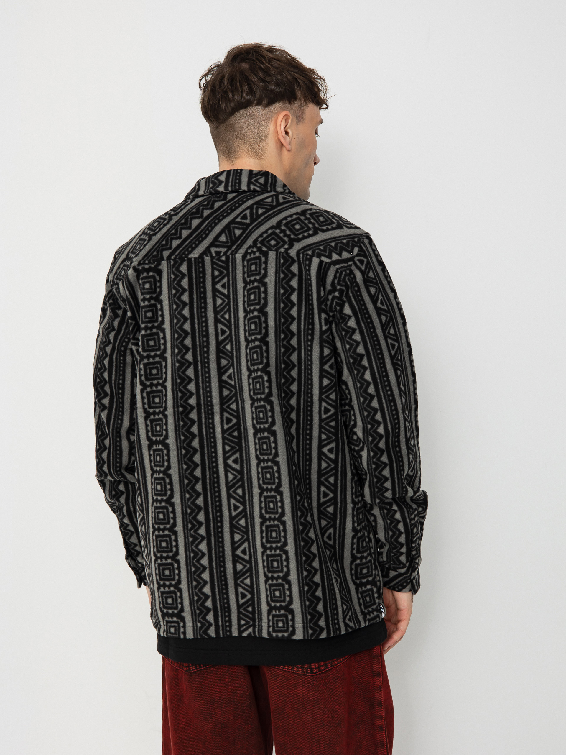 Cămașă ThirtyTwo Rest Stop Zip Up (black/charcoal)