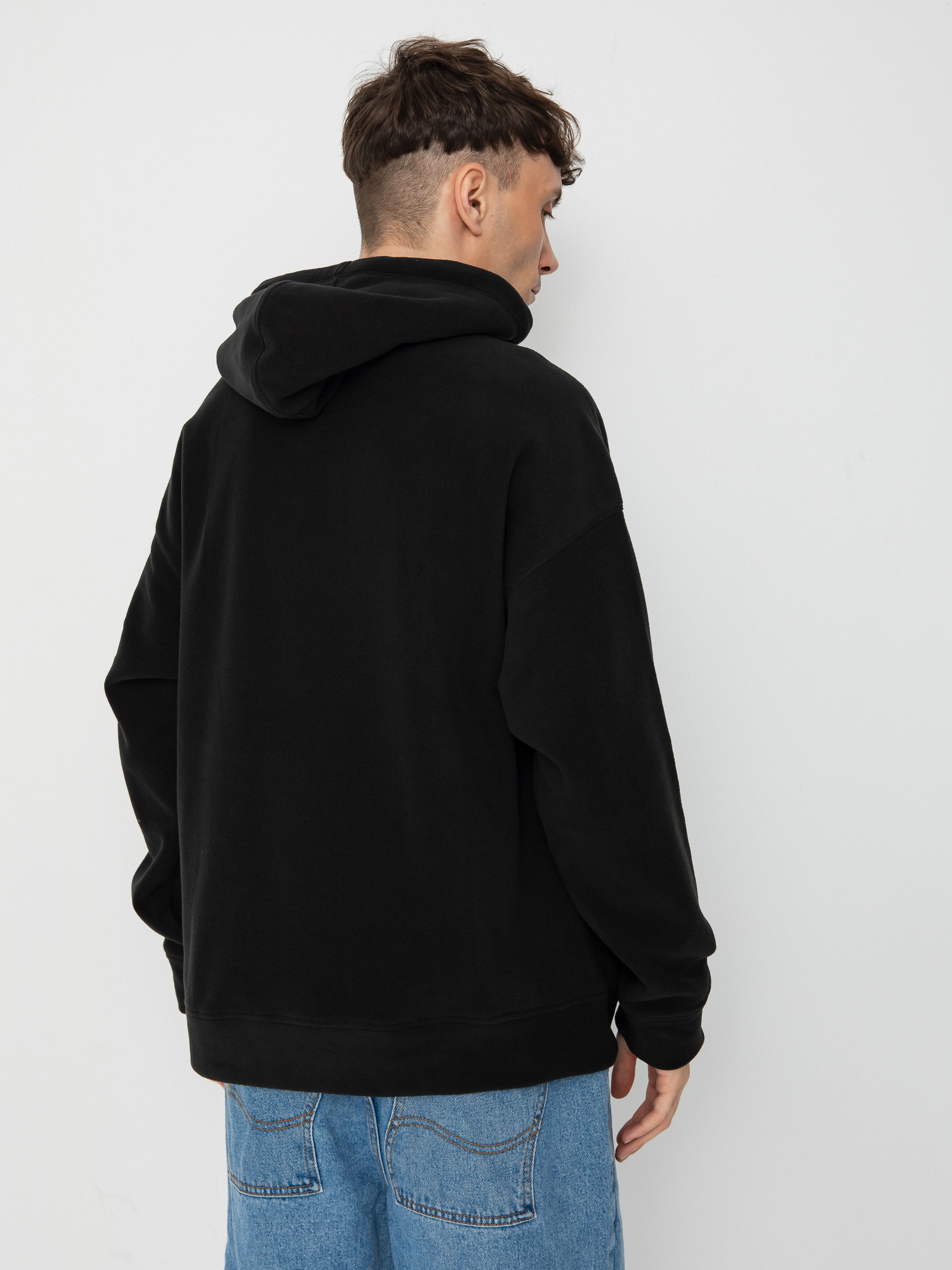 Hanorac cu glugă Poetic Collective Fleece HD (black)