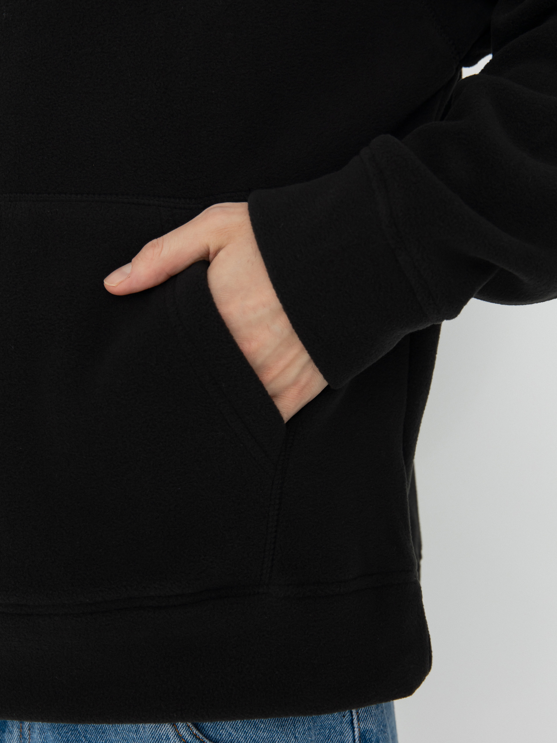 Hanorac cu glugă Poetic Collective Fleece HD (black)