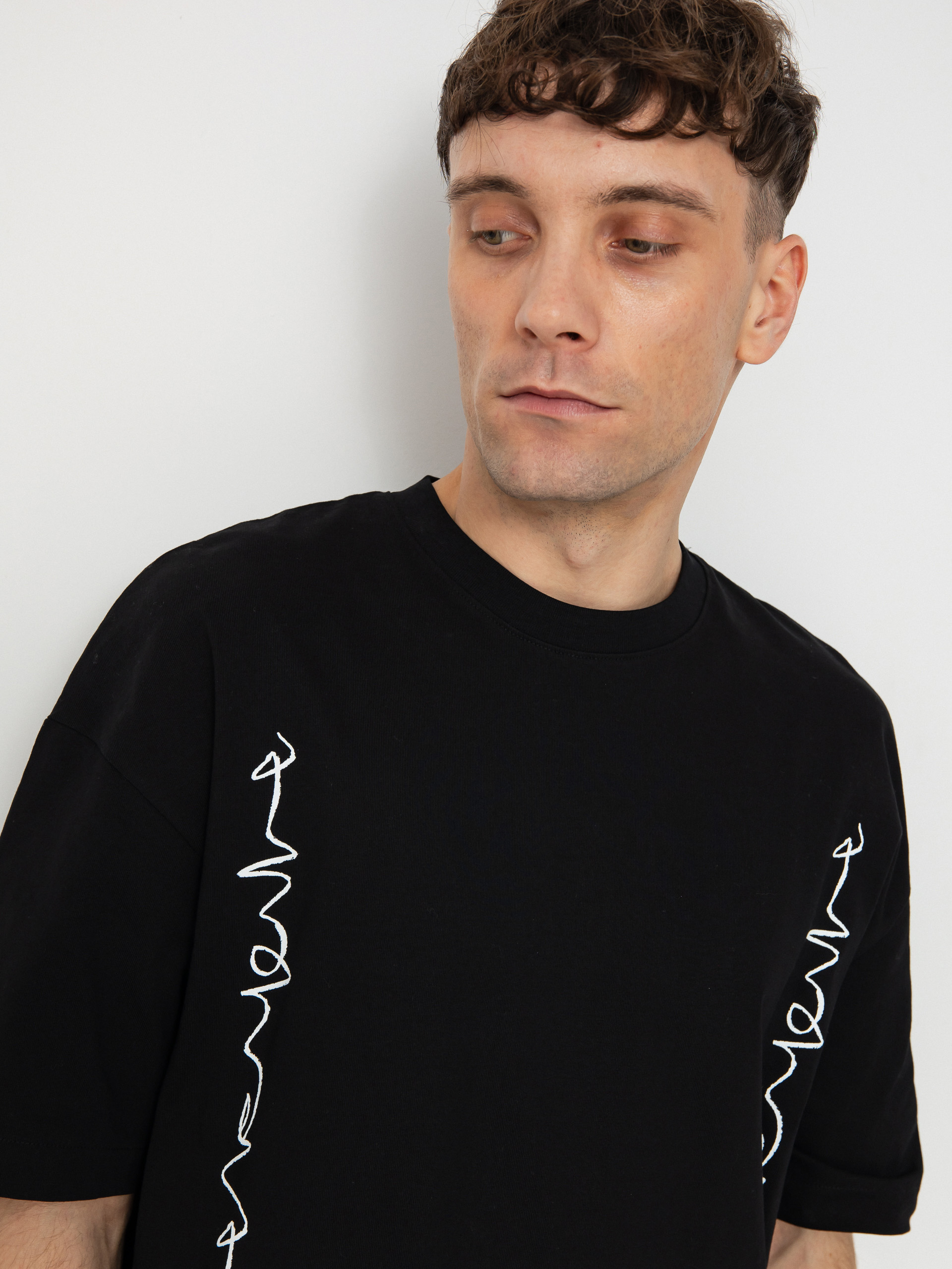 Tricou Poetic Collective Crayon Chain (black)