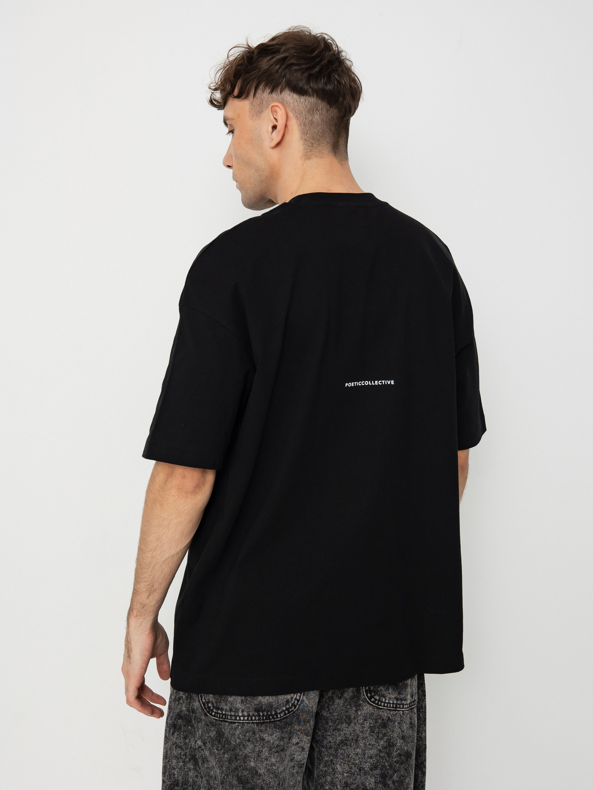 Tricou Poetic Collective Crayon Chain (black)