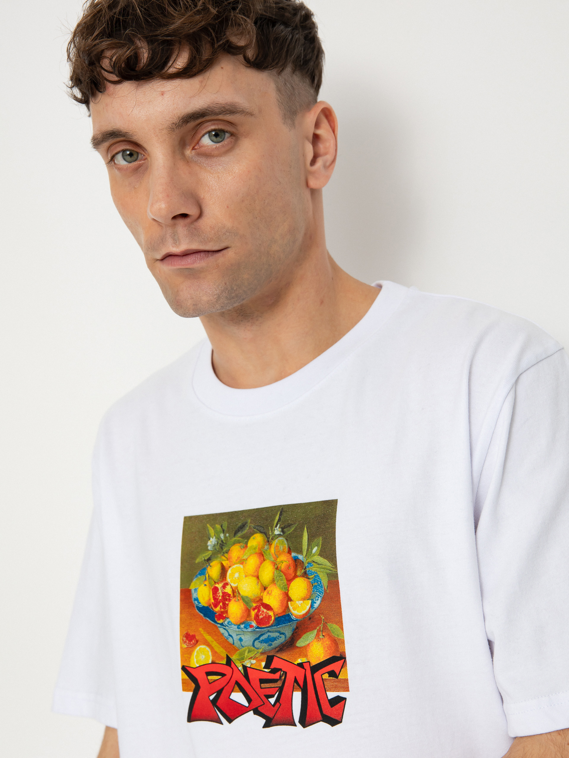 Tricou Poetic Collective Graff Fruit (white)