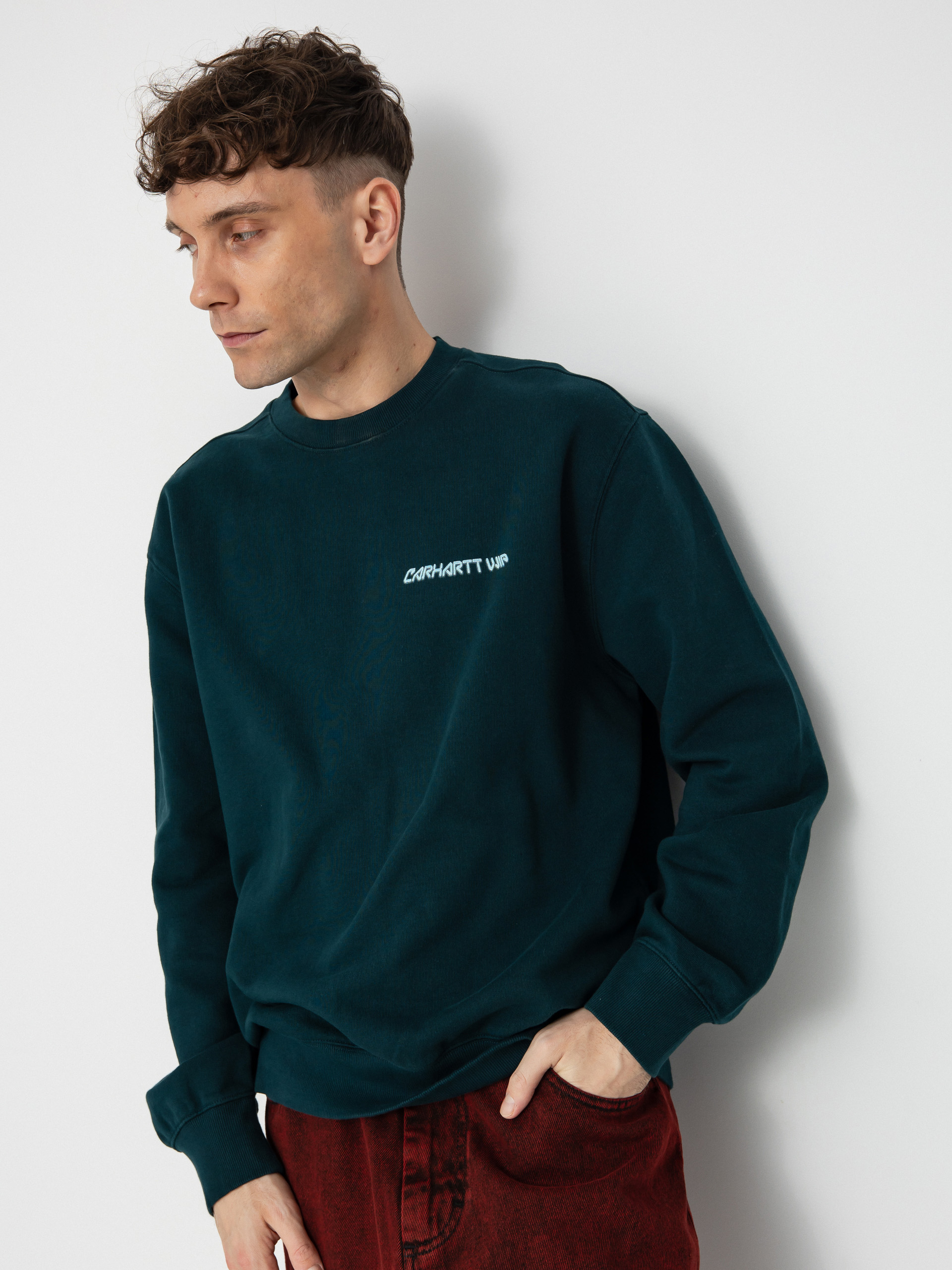 Hanorac Carhartt WIP Greatest Flicks (deep lagoon)