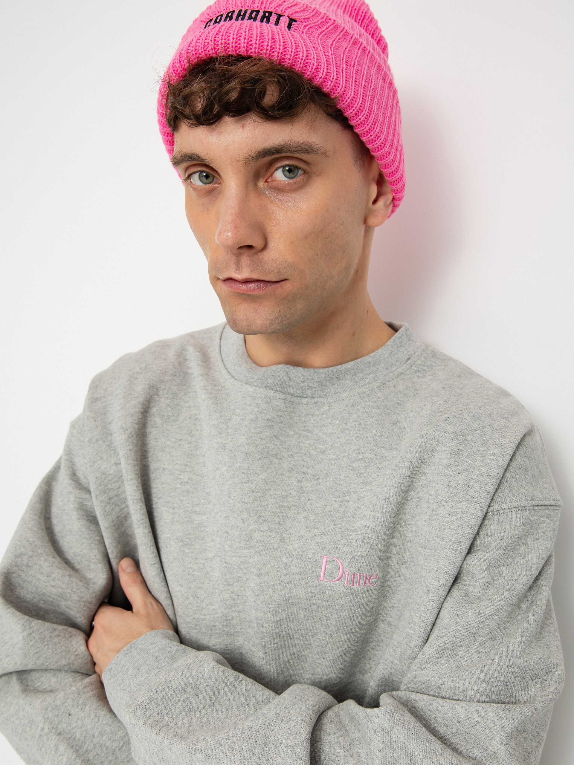 Hanorac Dime Classic Small Logo (heather gray)