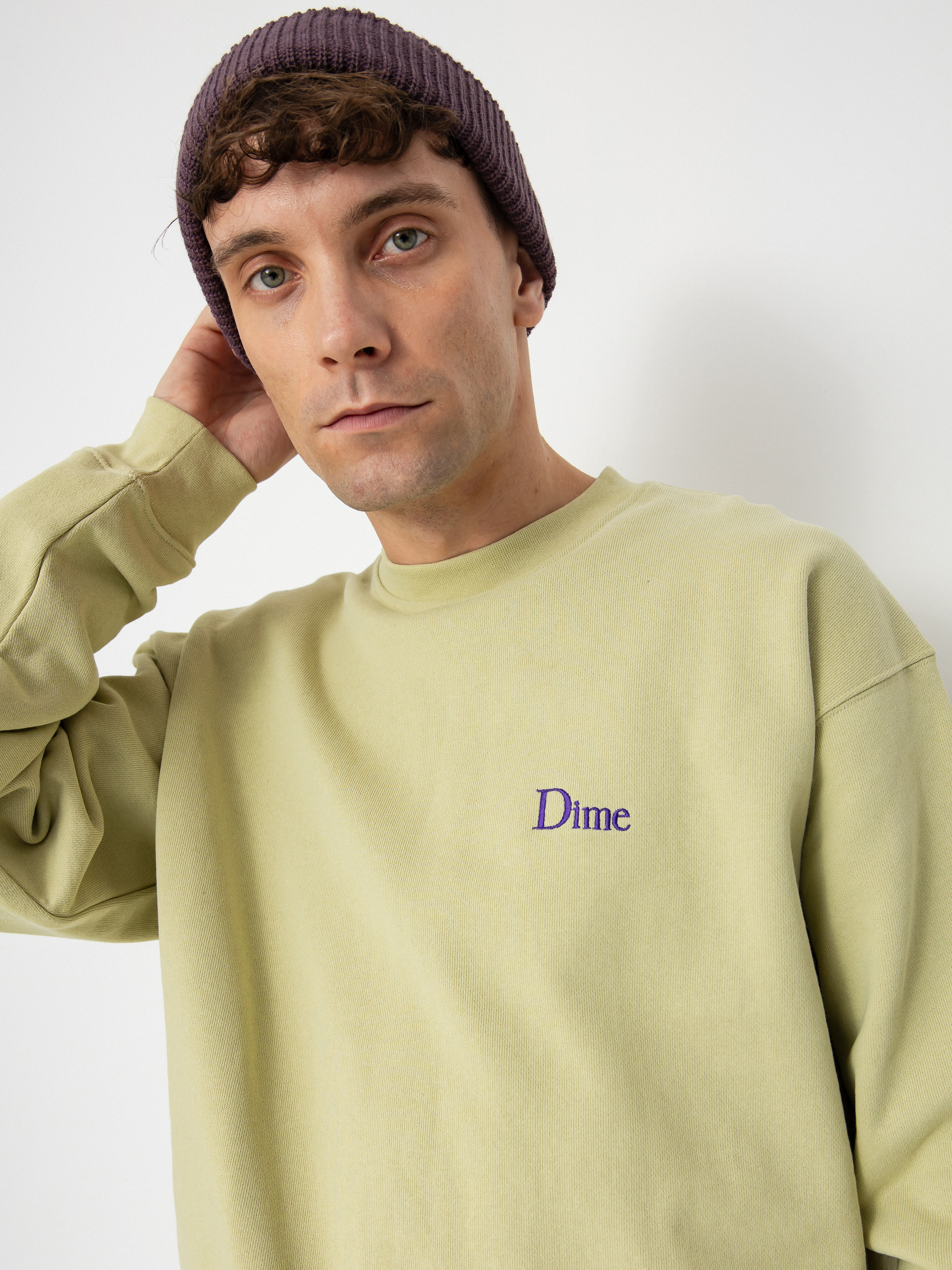 Hanorac Dime Classic Small Logo (light moss)