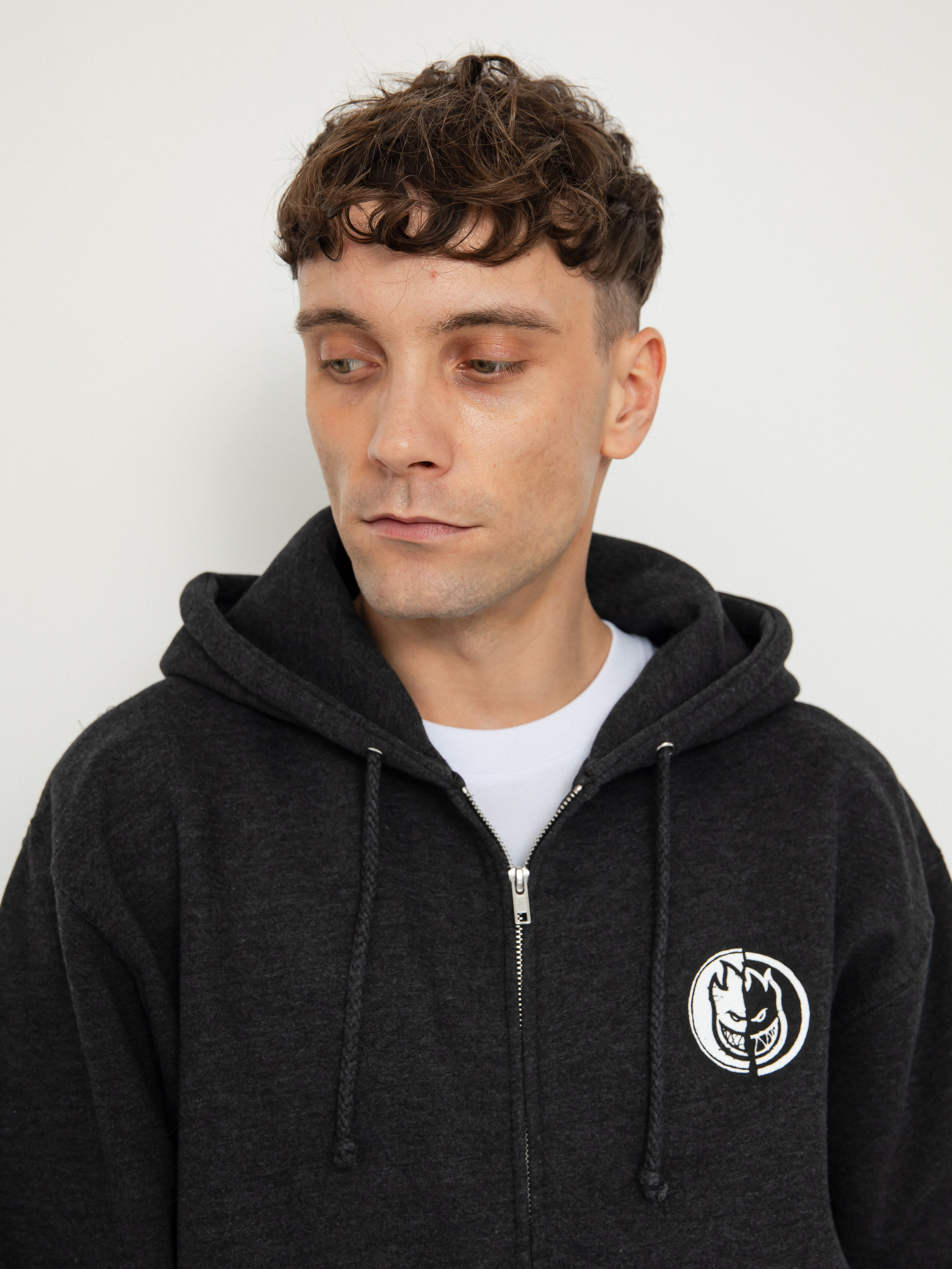Hanorac cu glugă Spitfire Yin Yang ZHD (charcoal/black)