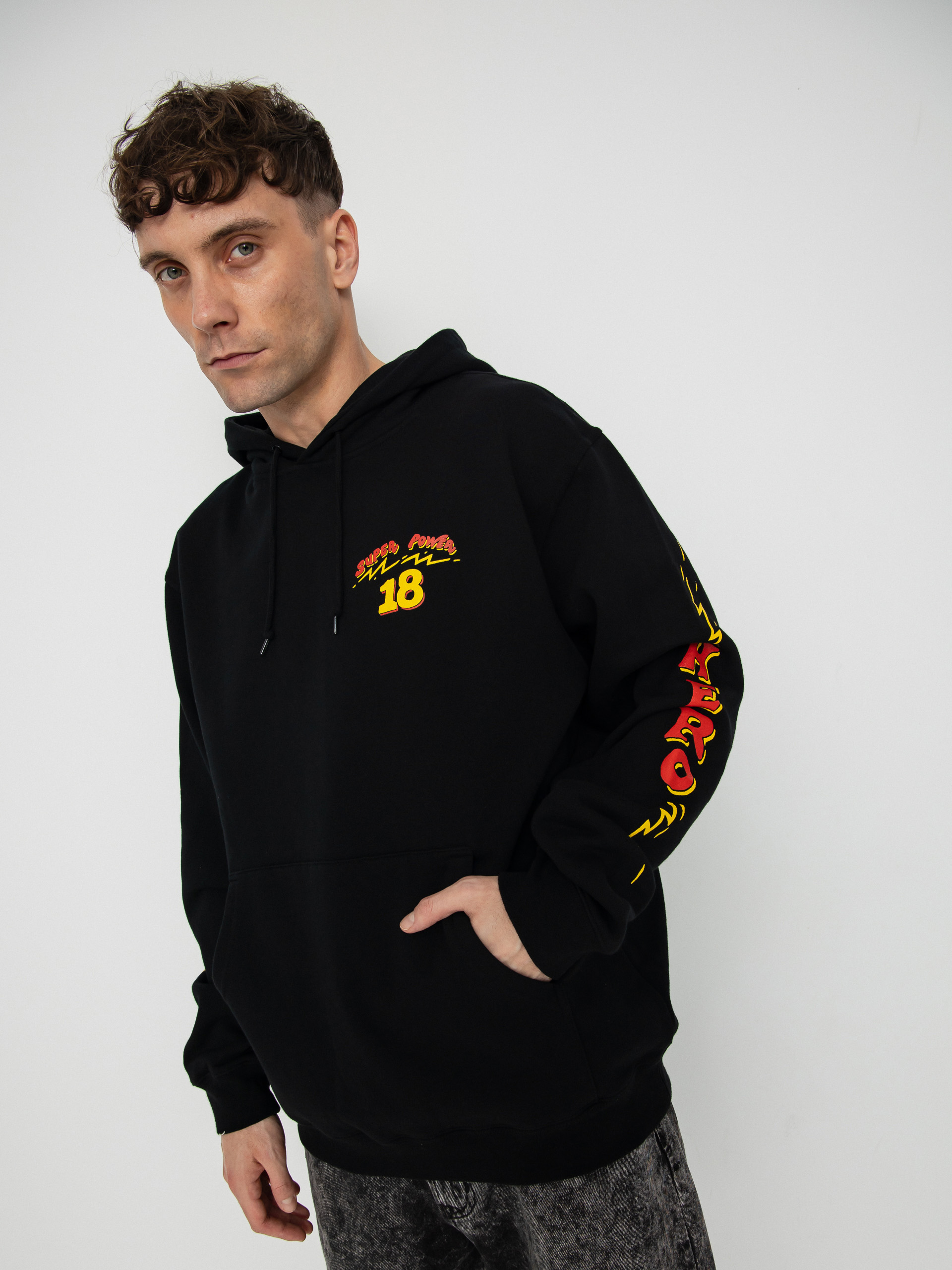 Hanorac cu glugă Antihero Super Power 18 HD (black)
