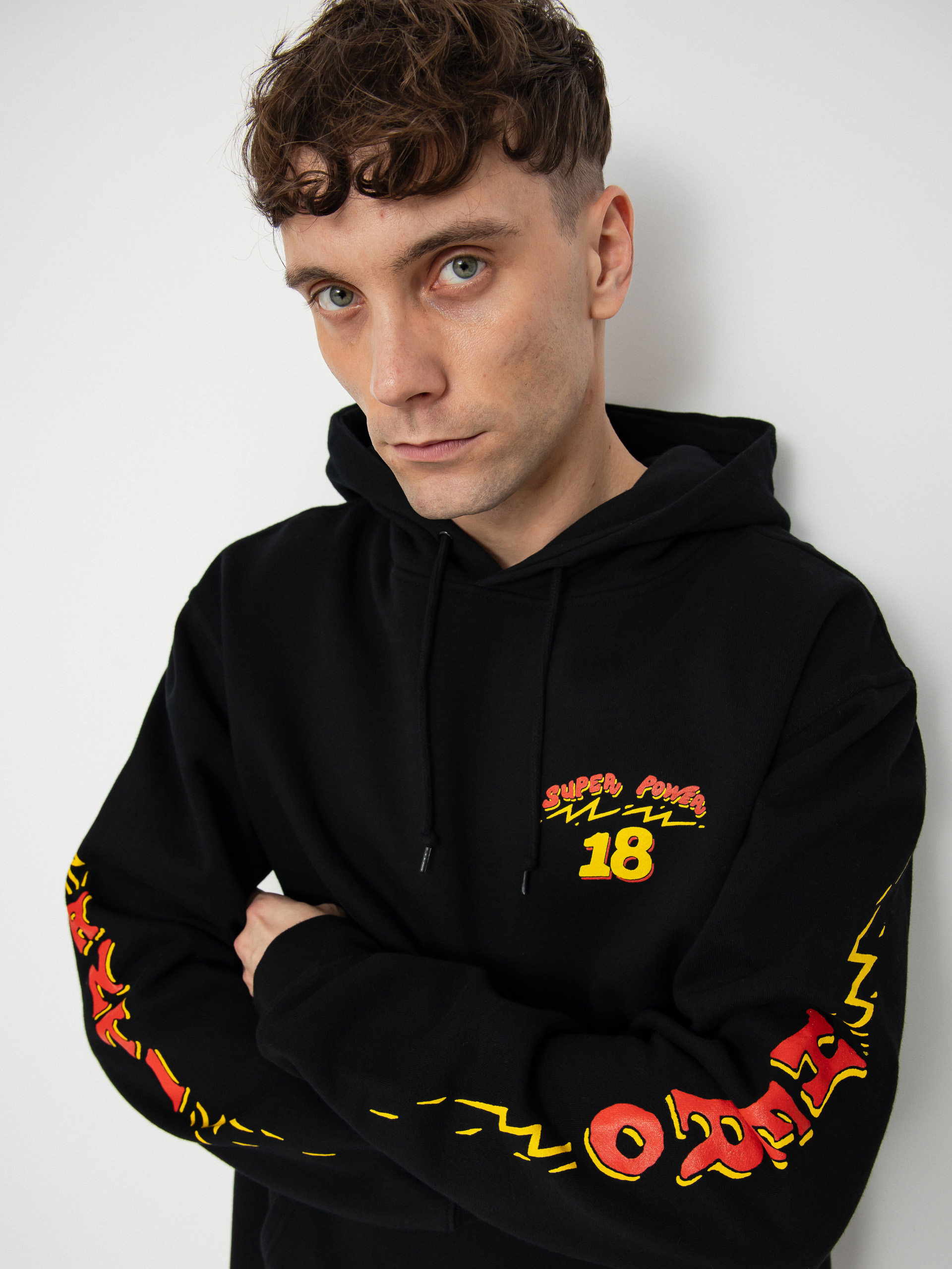 Hanorac cu glugă Antihero Super Power 18 HD (black)