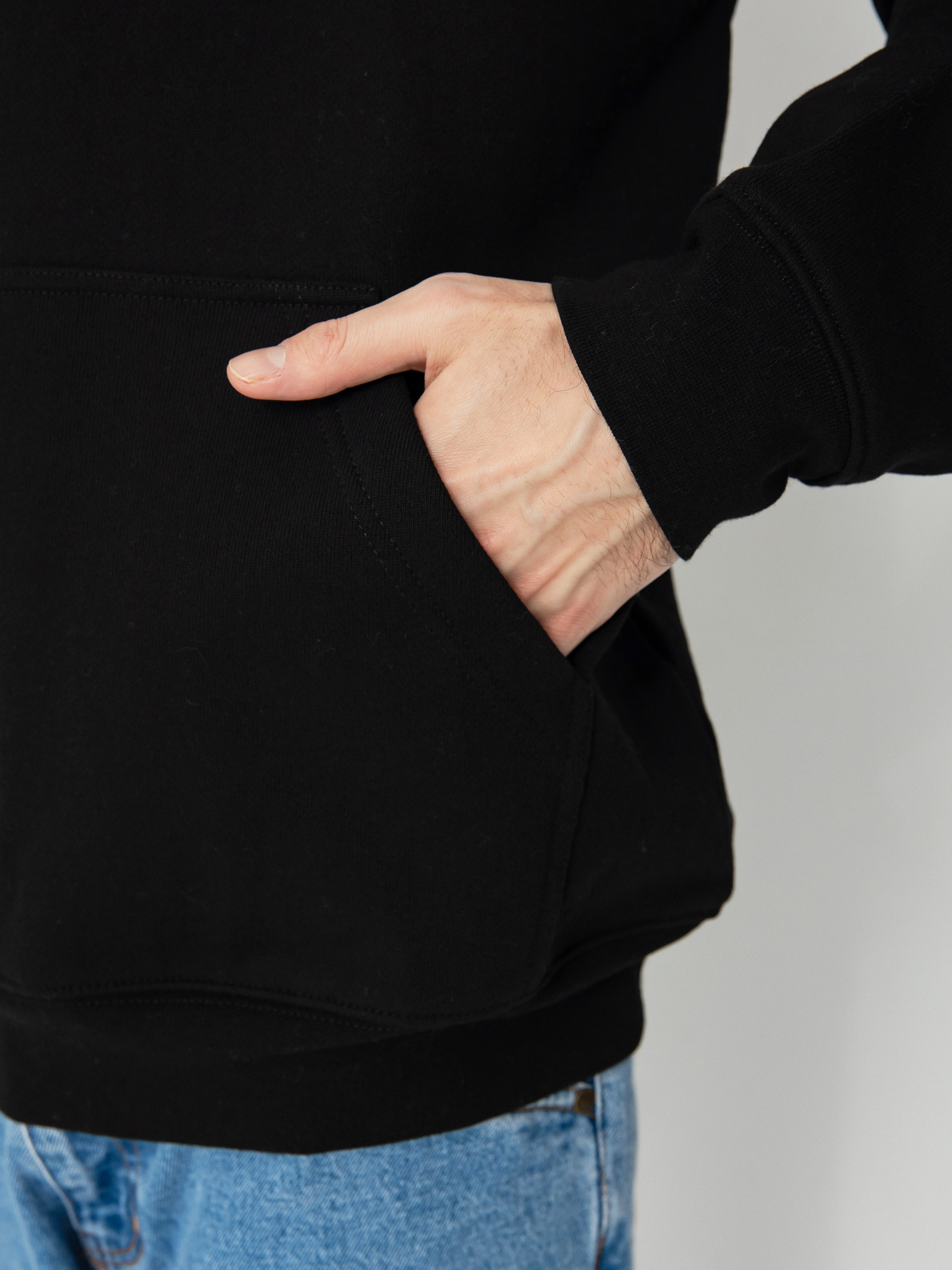 Hanorac cu glugă Dime Classic Small Logo HD (black)