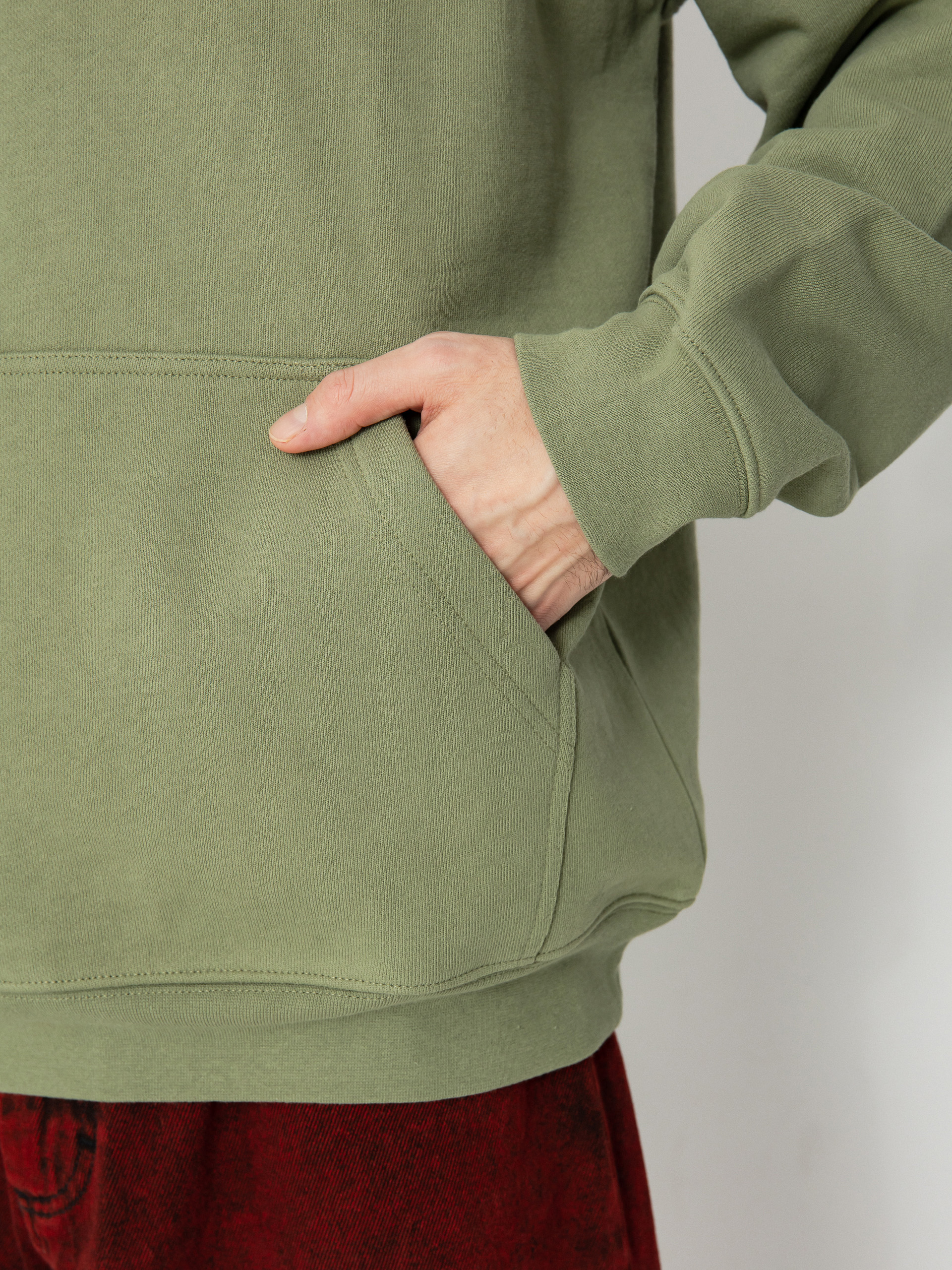 Hanorac cu glugă Dime Classic Small Logo HD (warm khaki)