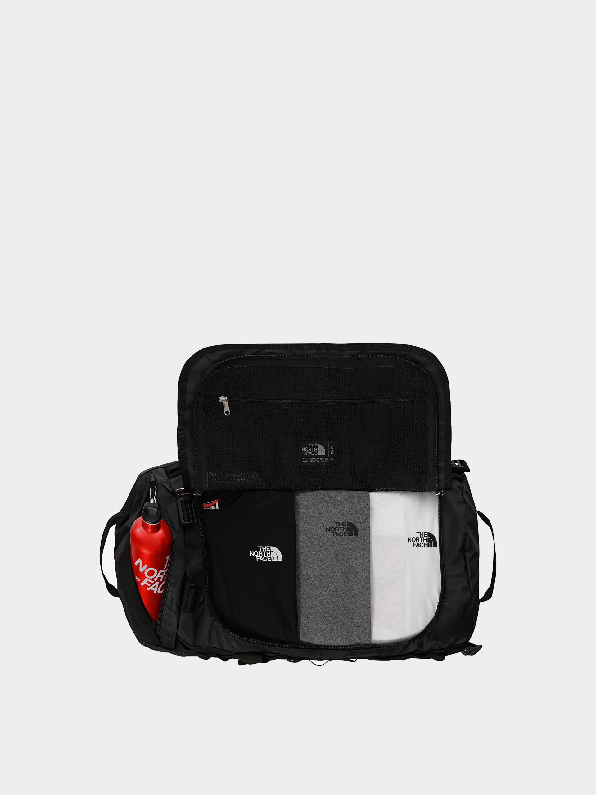 Geantă The North Face Base Camp Duffel M (tnf black tnf white npf)